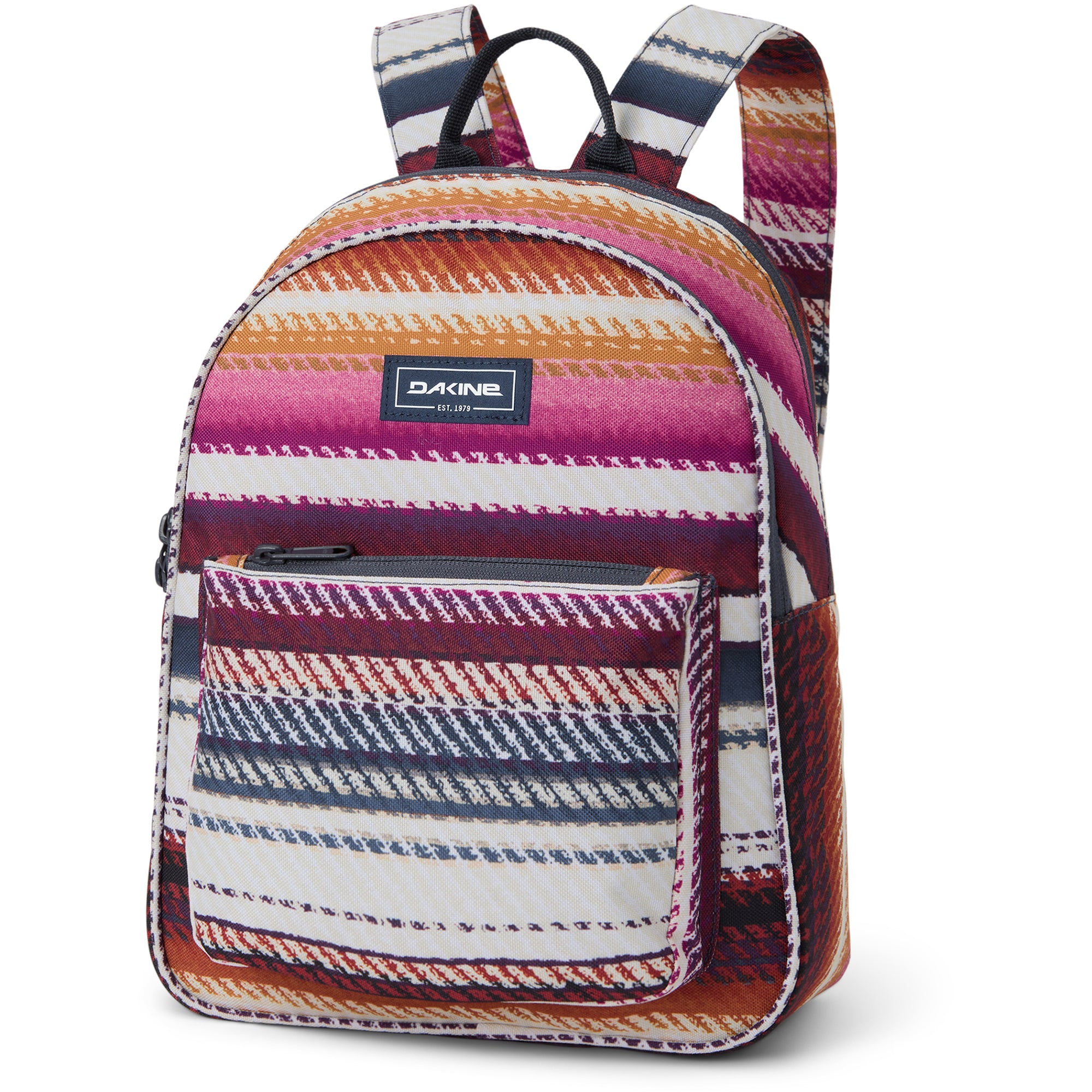 Mini 7L Essentials Backpack - Lightweight Blanket Stripe Design for Travel, School & Everyday Use | Compact Daypack for Women & Men | Perfect for Commuting, Hiking & Work