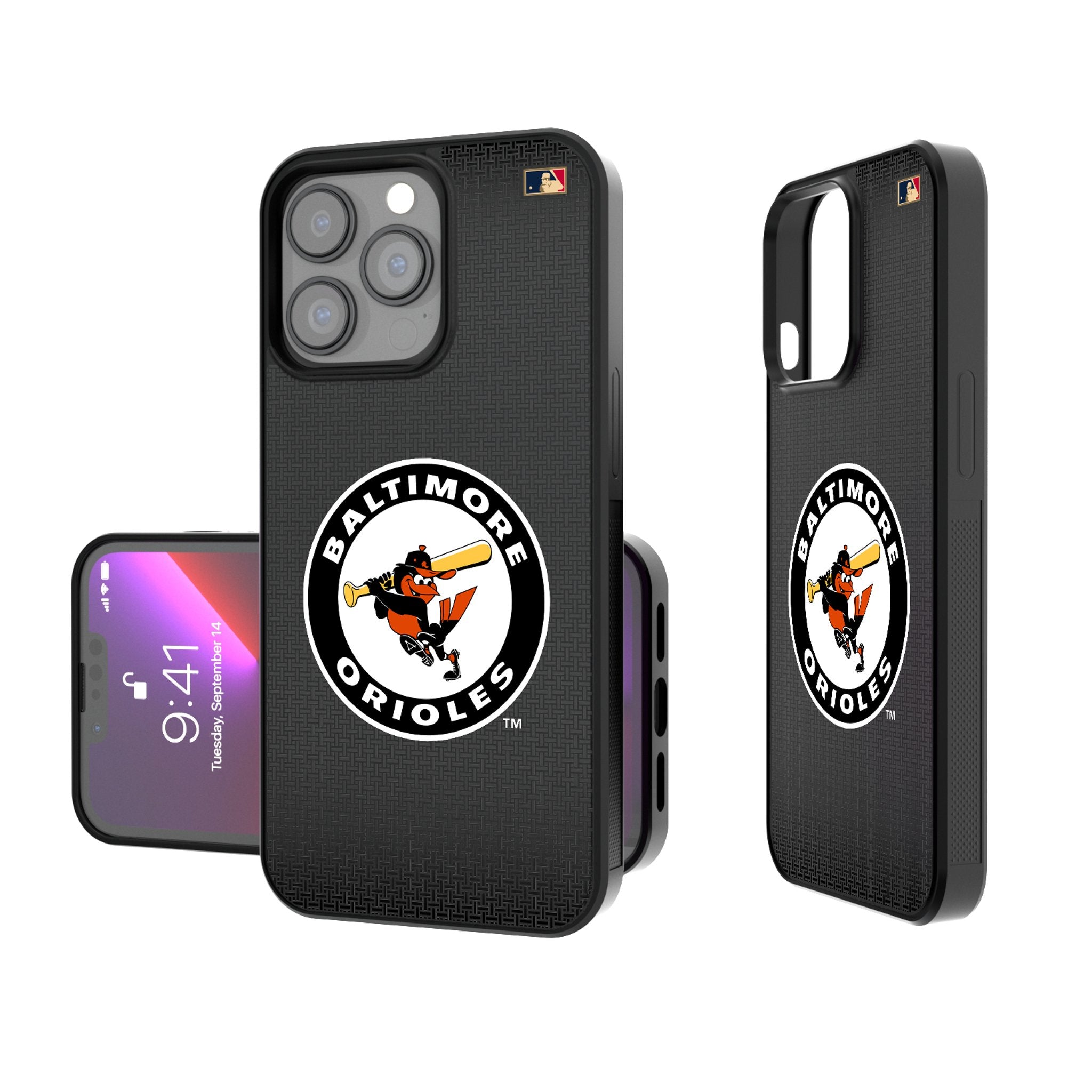 1966 & 1969 Baltimore Orioles Cooperstown Collection Linen Bump Phone Case - Vintage MLB Baseball Team Protective Cover for iPhone & Android (Perfect for Fans, Collectors & Sports Enthusiasts)