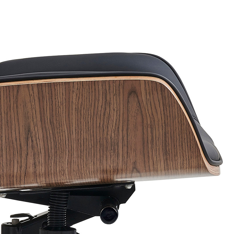 Ergonomic TYLER High Back Office Chair with Walnut & Black Finish - Perfect for Home Office, Gaming, and Workspace Comfort
