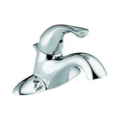 Single Handle Bathroom Sink Faucet - Modern Waterfall Spout Design for Vanity & Powder Room - Perfect for Home, Hotel & Commercial Use