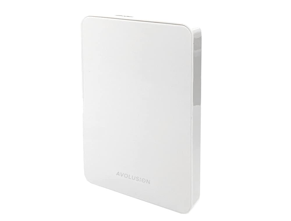 Avolusion Z1-S 2TB USB 3.0 External Hard Drive for PS5 - Pre-Formatted Gaming Storage with 2 Year Warranty (White) - Perfect for Expanding Console Storage & Backing Up Game Files