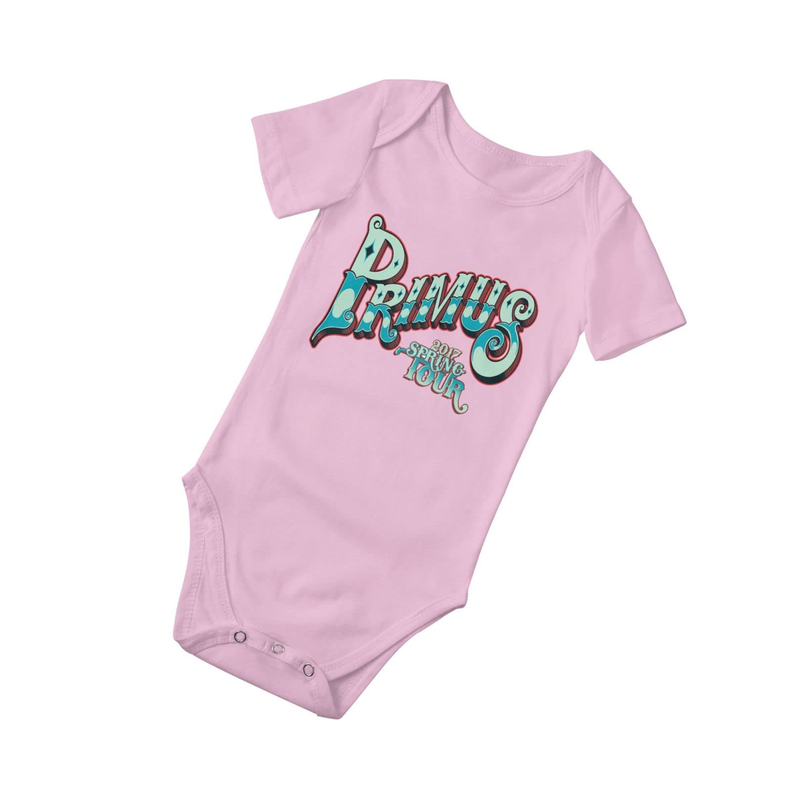 Priimus Band Baby Onesie - Soft Cotton Unisex Newborn Romper with 3D Print, Short-Sleeve Bodysuit for 0-12 Months | Cute & Comfortable Outfit for Baby Girls & Boys - Perfect for Playtime, Photos & Everyday Wear