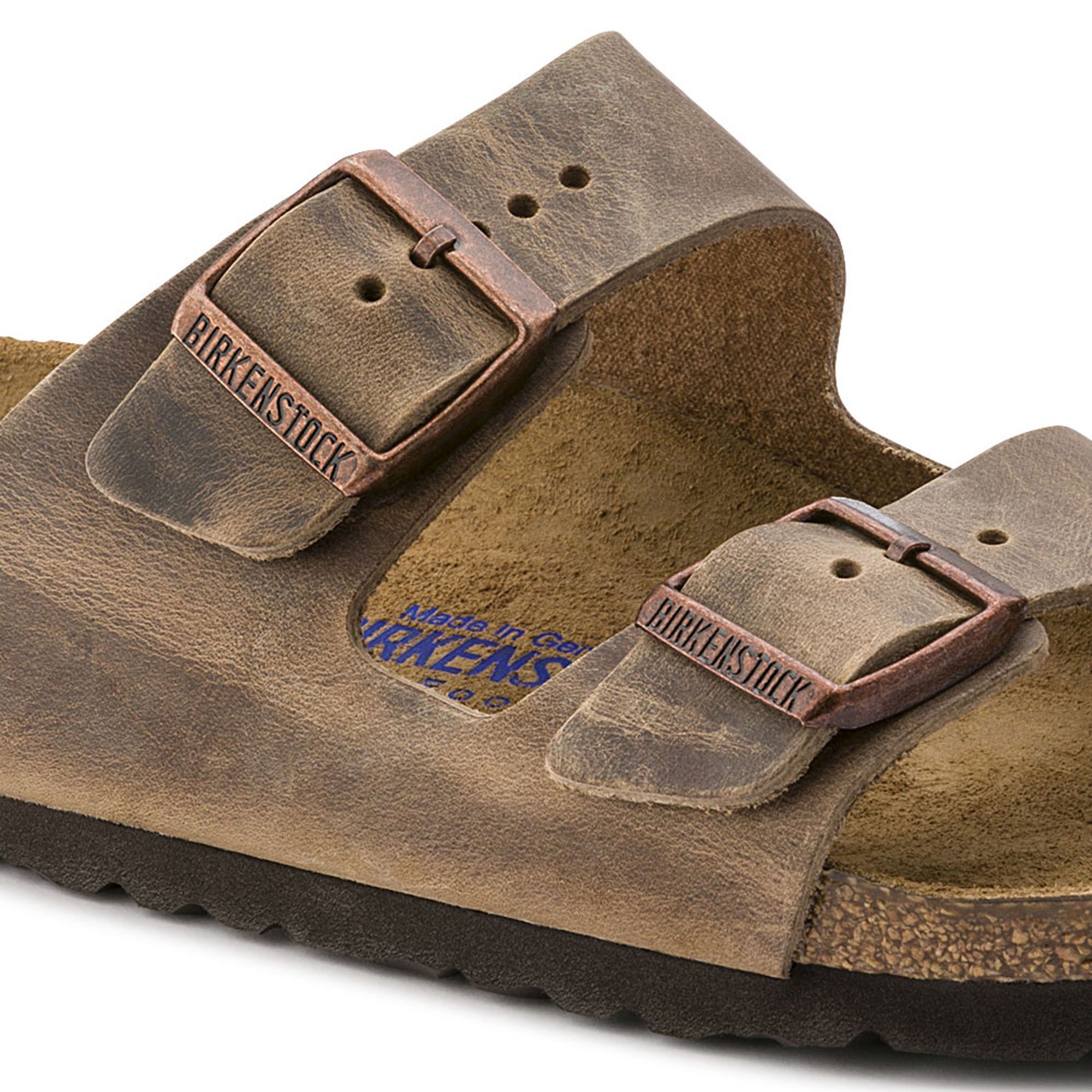 BIRKENSTOCK ARIZONA Unisex Sandals - Soft Footbed in Tobacco Brown Oiled Nubuck Leather | Comfortable & Durable | Perfect for Casual Wear, Beach & Summer Outfits