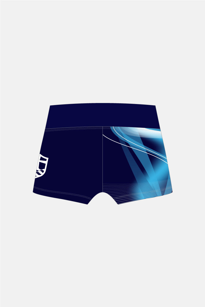 High Waist Wide Band Workout Shorts for Women - Comfortable Yoga Running Gym Athletic Shorts - Perfect for Fitness, Lounge & Summer Activities