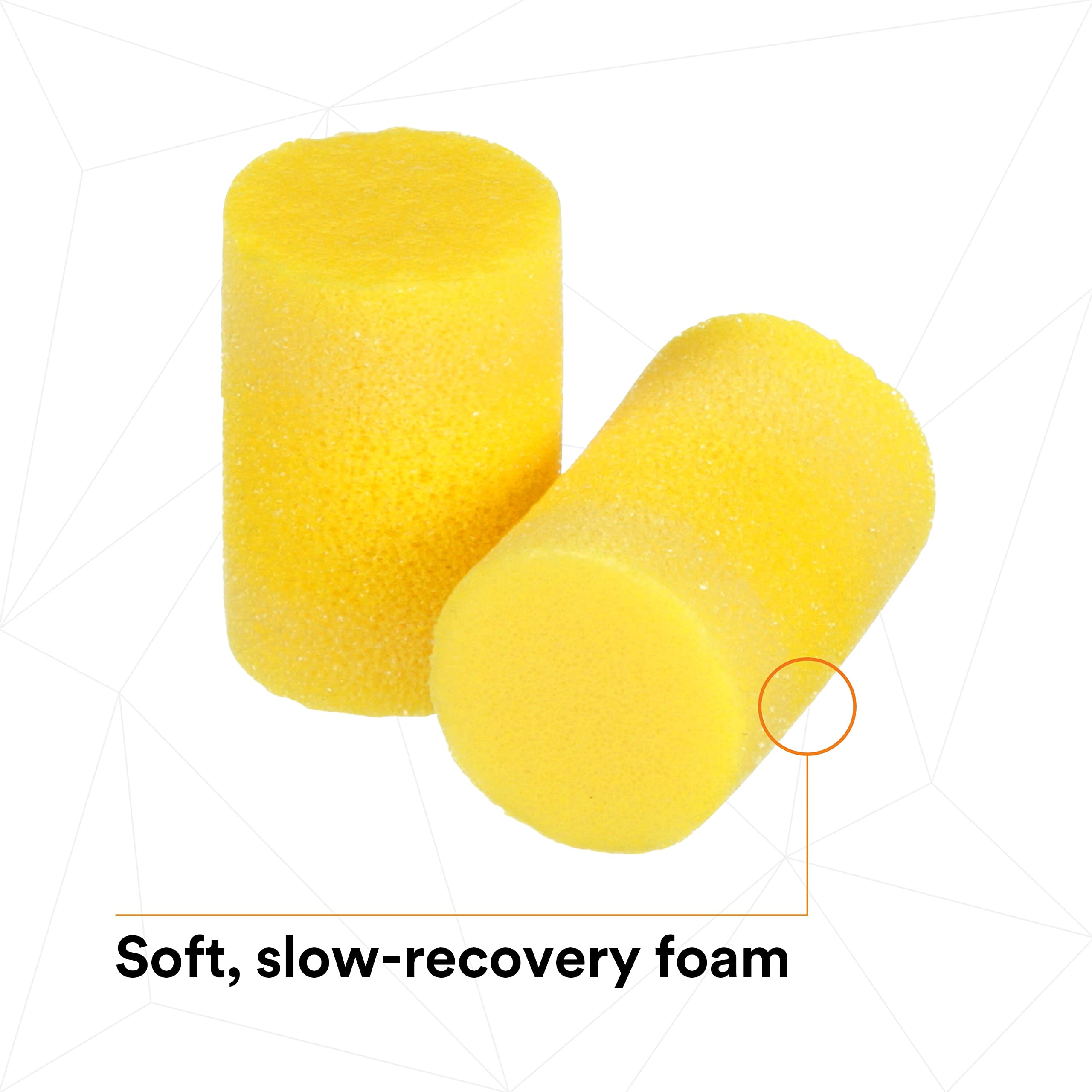 3M E-A-R Classic One Touch Refill 391-1001 Disposable Earplugs - 500 Pairs, Uncorded, 29dB NRR, Foam Ear Protection for Noise Reduction, Regular Size, Roll Down, ANSI/ASA S12.71-2018 Certified - Ideal for Construction, Concerts, Shooting Ranges & Sleeping
