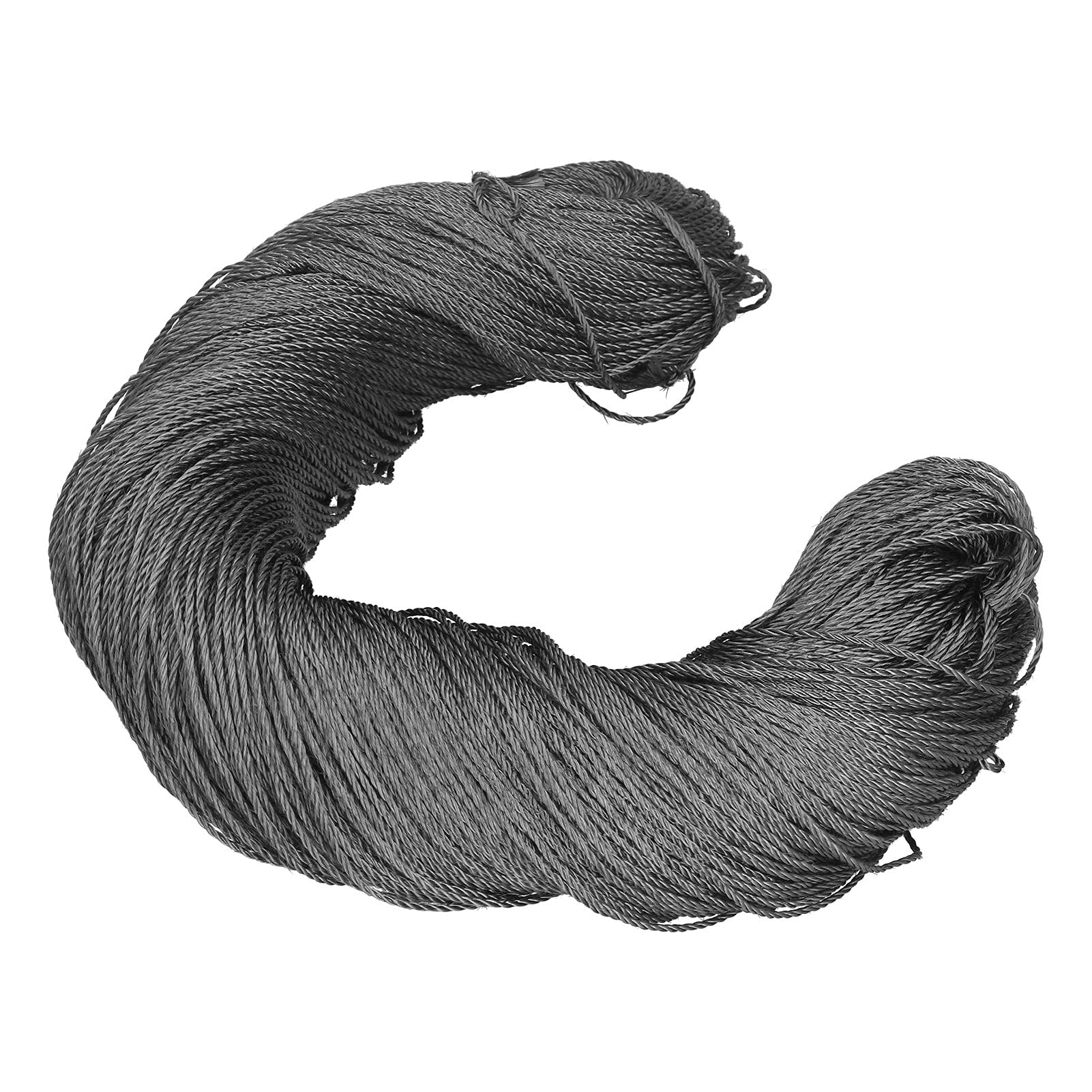 1Kg Graphite Cord - Heat Resistant Carbon Fiber Rope 2mm 3mm 4mm 5mm 6mm - Flexible Conductive Carbon Fiber Rope for High Temperature Applications, DIY Projects, and Electrical Conductivity (4mm)
