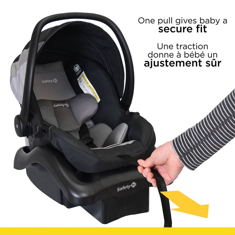 Interval Jogger Travel System - Lightweight Stroller with Adjustable Handle in Grey Gravity | Perfect for Running, Travel & Outdoor Adventures with Baby