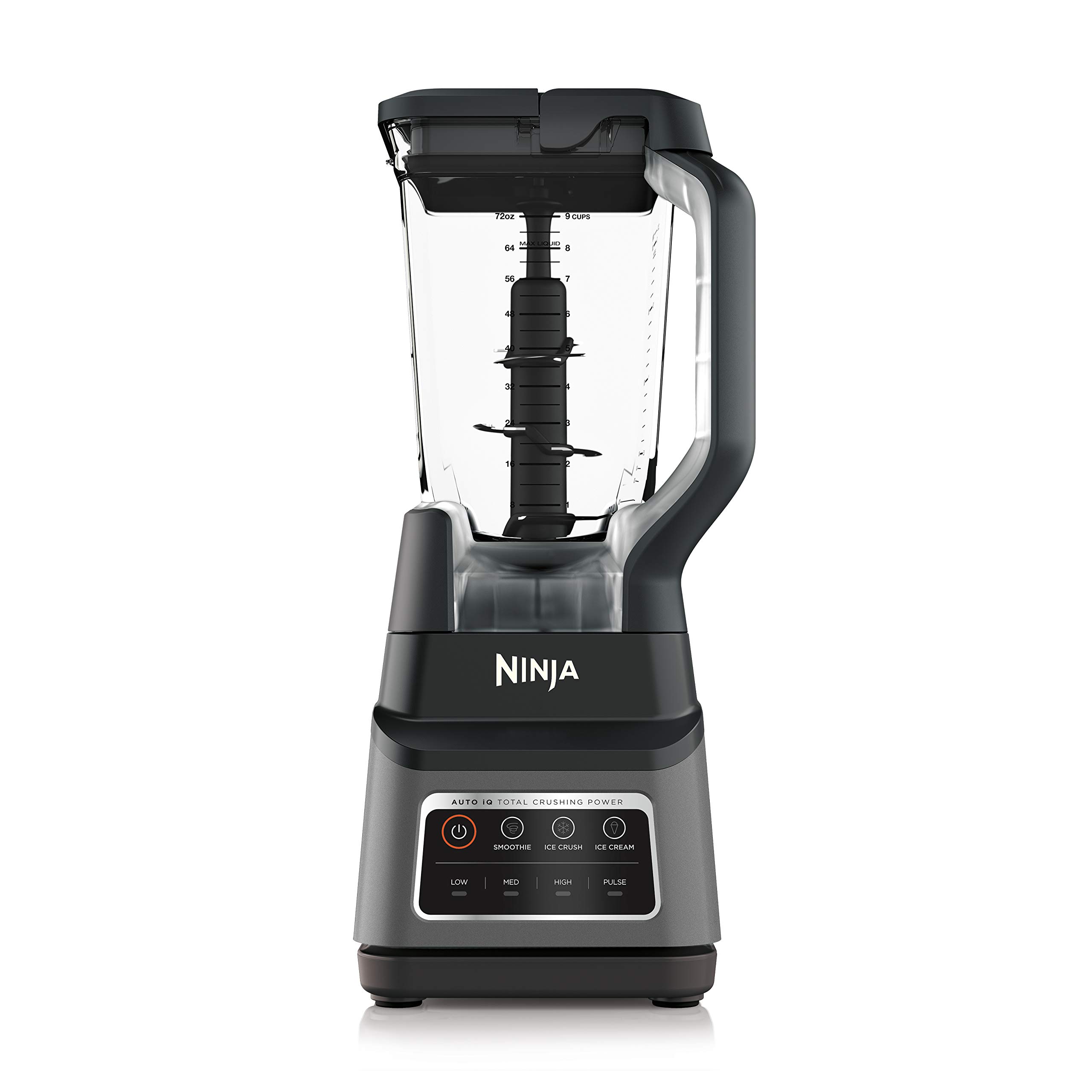 Ninja Professional Plus Blender with Auto-iQ - 72oz Pitcher, 1500W Motor, 5 Speeds & Pulse (Black/Grey, BN701C) - Perfect for Smoothies, Frozen Drinks & Food Prep in Kitchens & Restaurants