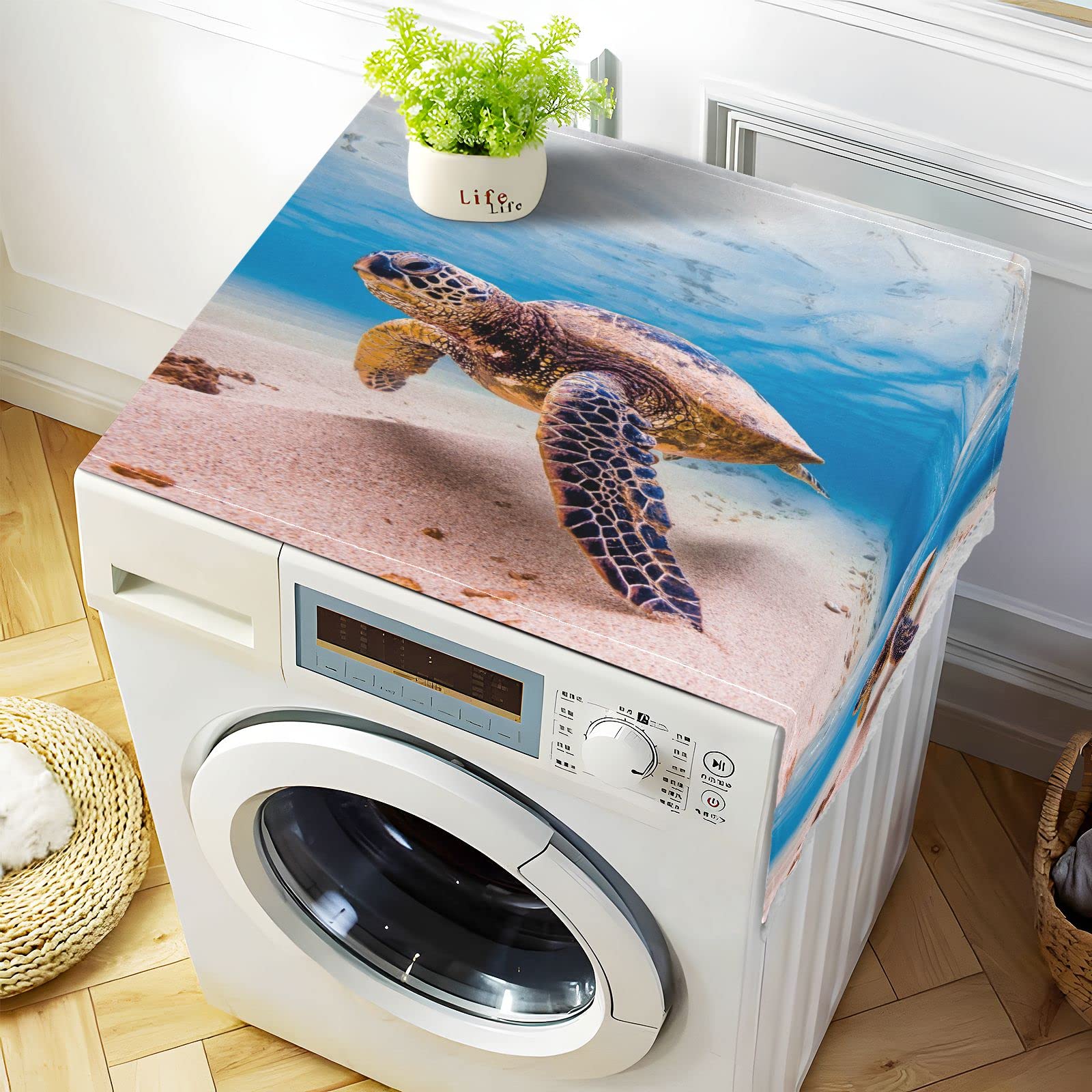Waterproof Non-Slip Washing Machine Cover for Front Load Washer & Dryer - 51