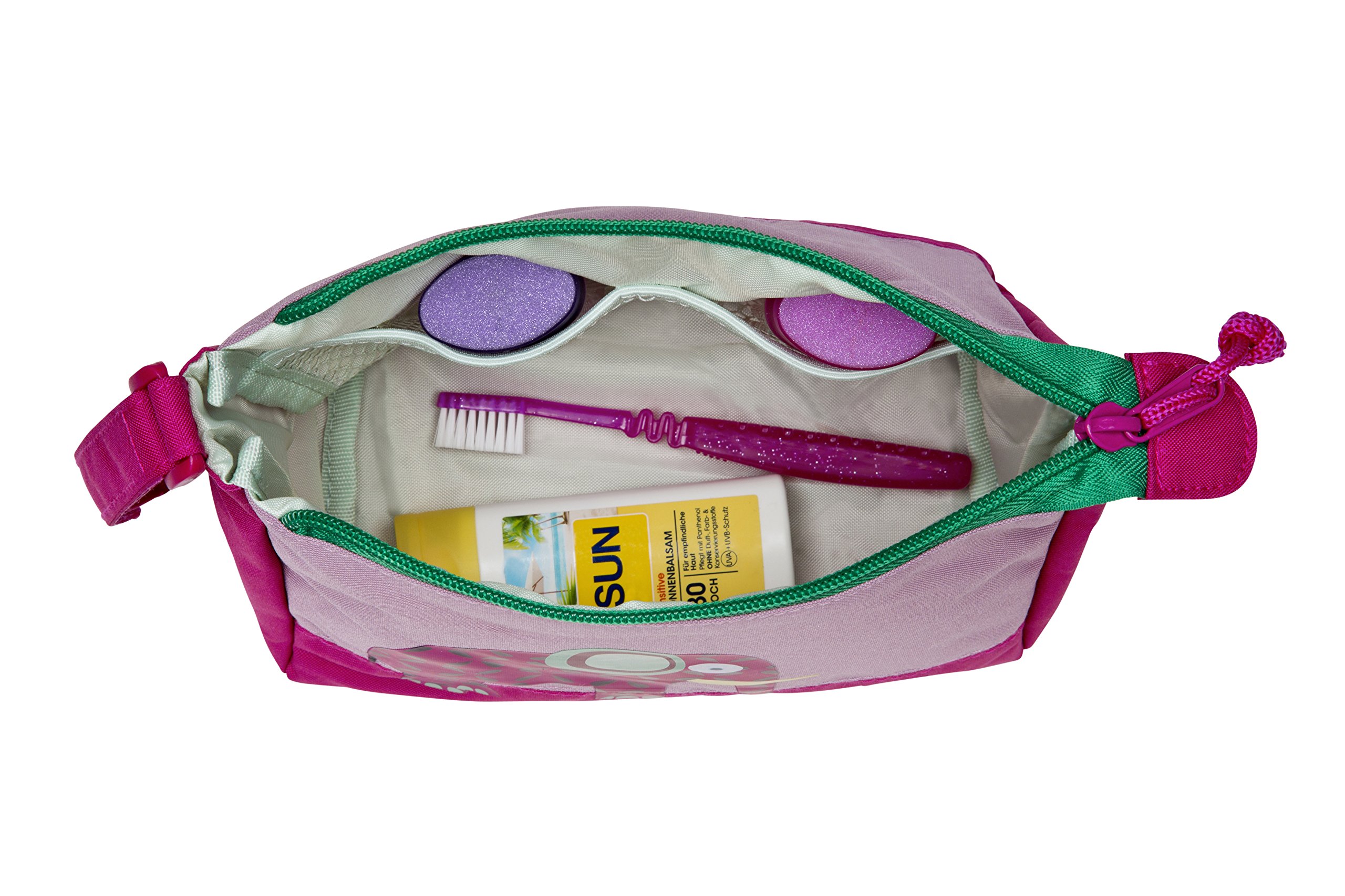Wildlife Elephant Kids Wash Bag - Simple Version for Travel & Bath Time Fun | Waterproof & Durable Children's Toiletry Organizer
