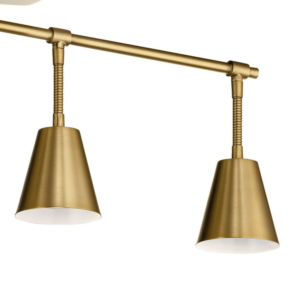 Mid-Century Retro Track Light - 120V Black Rail Light, 9.5