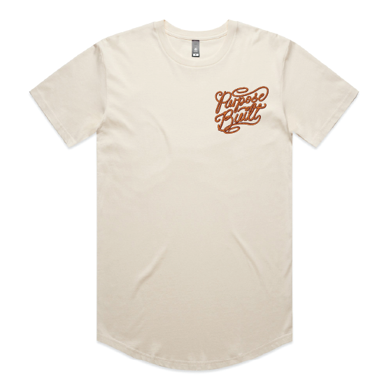 Sun Up to Sun Down Drop Short Sleeve Tee in Ecru - Perfect for Casual Outings, Beach Days & Summer Adventures
