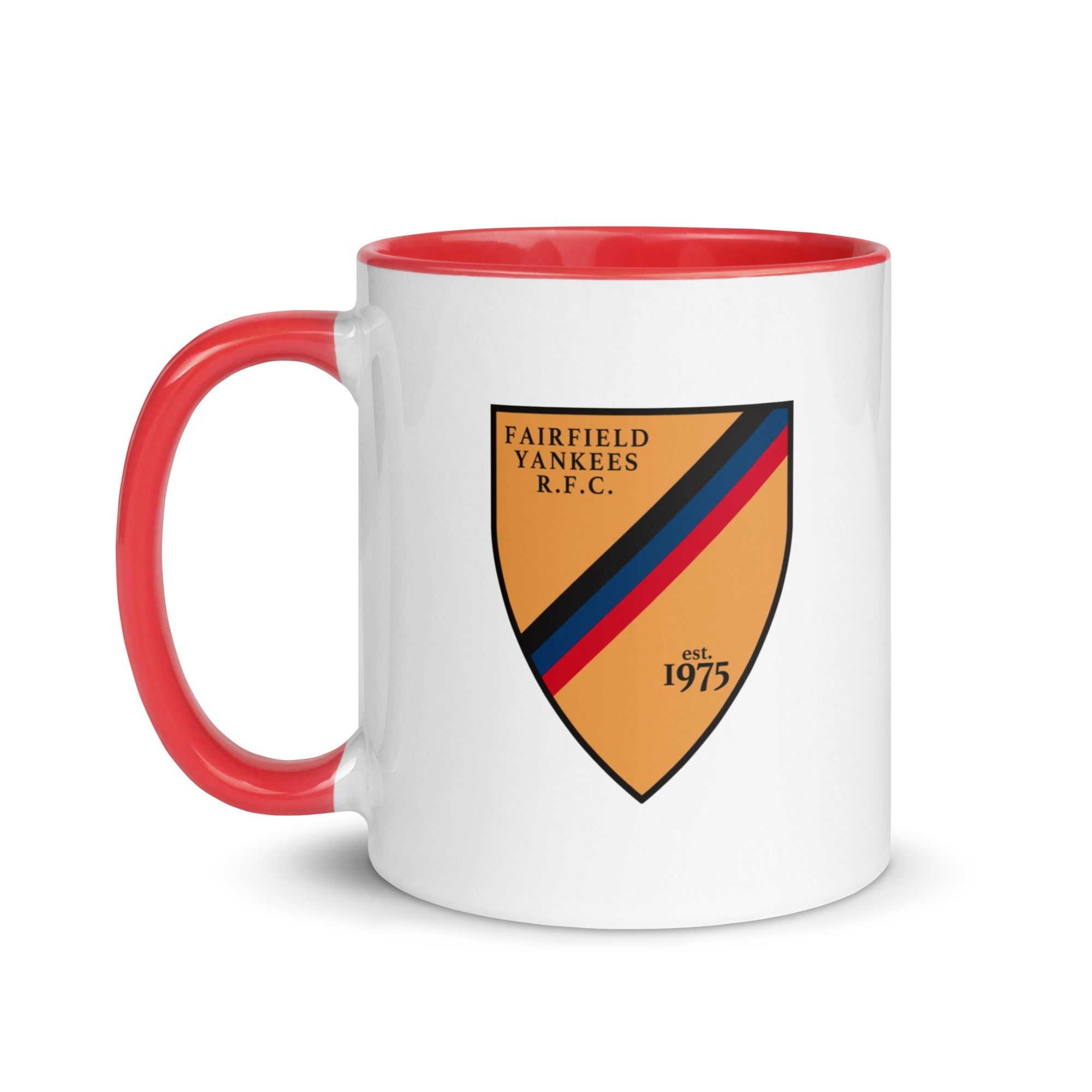 Fairfield Yankees RFC Coffee Mug - 15oz Ceramic Travel Mug with Handle, Perfect for Hot & Cold Drinks - Ideal for Office, Home, or Yankees Fan Gifts