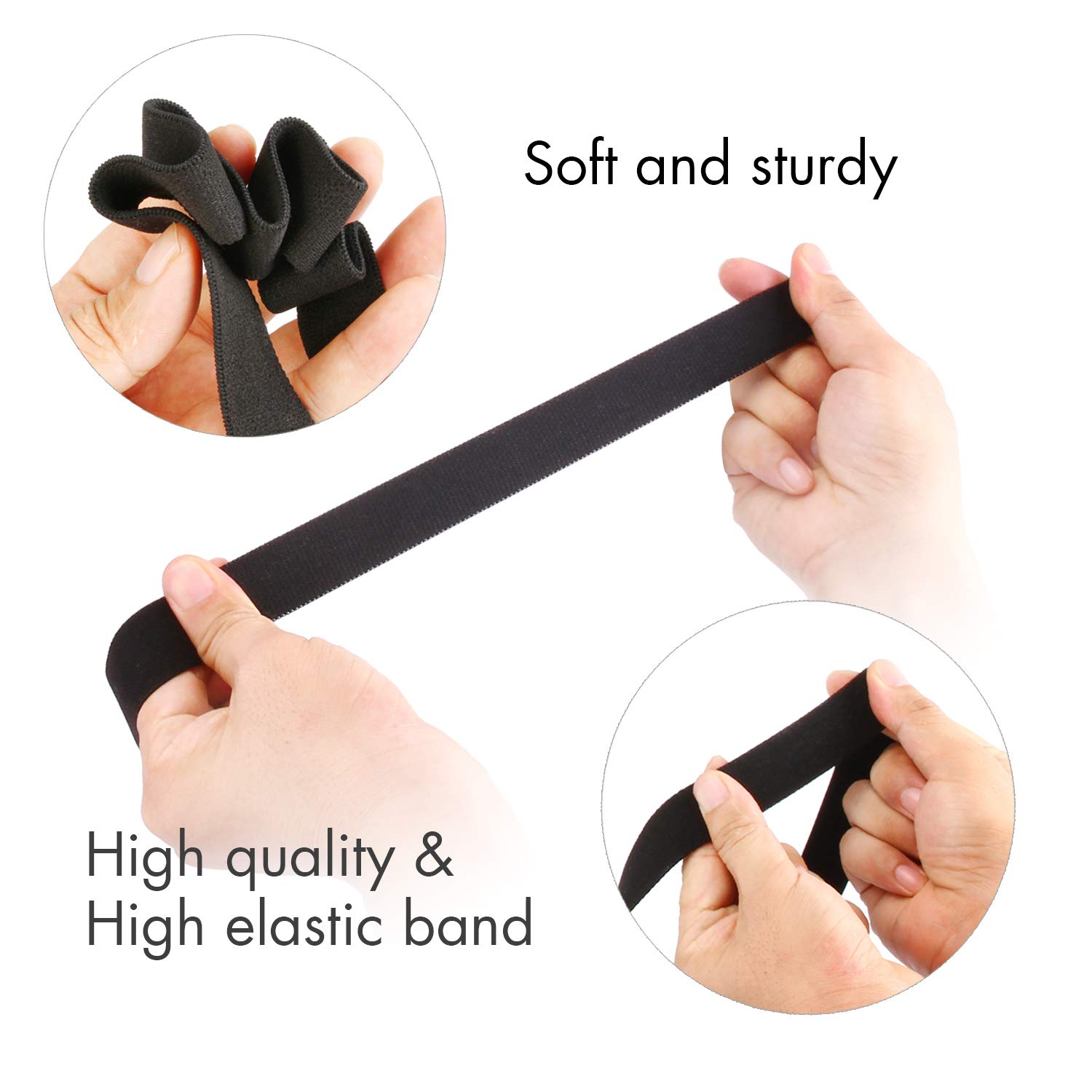 Travel Luggage Straps & Bungee Cords - Adjustable Suitcase Elastic Strap Belt for Secure Bag Attachment (Black) | Perfect for Airplane Carry-Ons, Train Travel & Road Trips