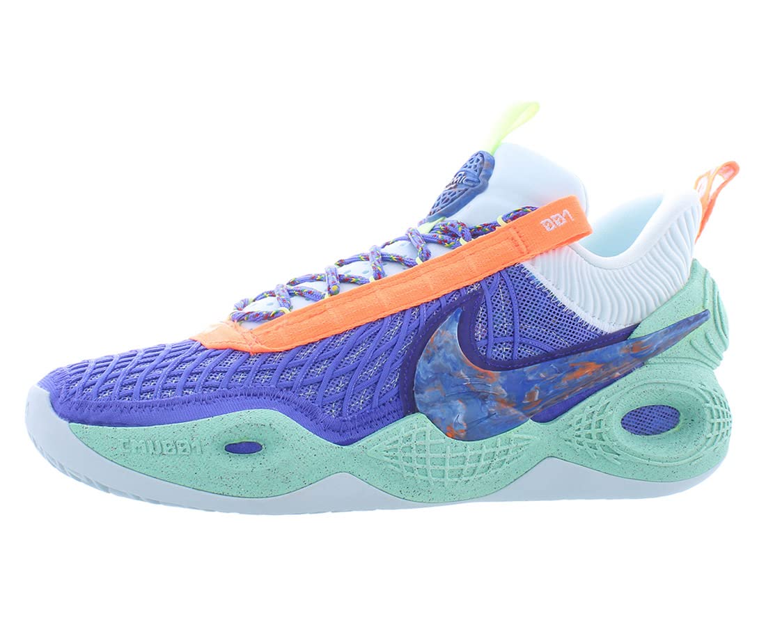 Nike Cosmic Unity Men's Basketball Shoes Size 8.5 - Aqua Blue Orange | High-Performance Cushioning & Traction for Indoor/Outdoor Courts | Perfect for Basketball Training & Streetwear Fashion