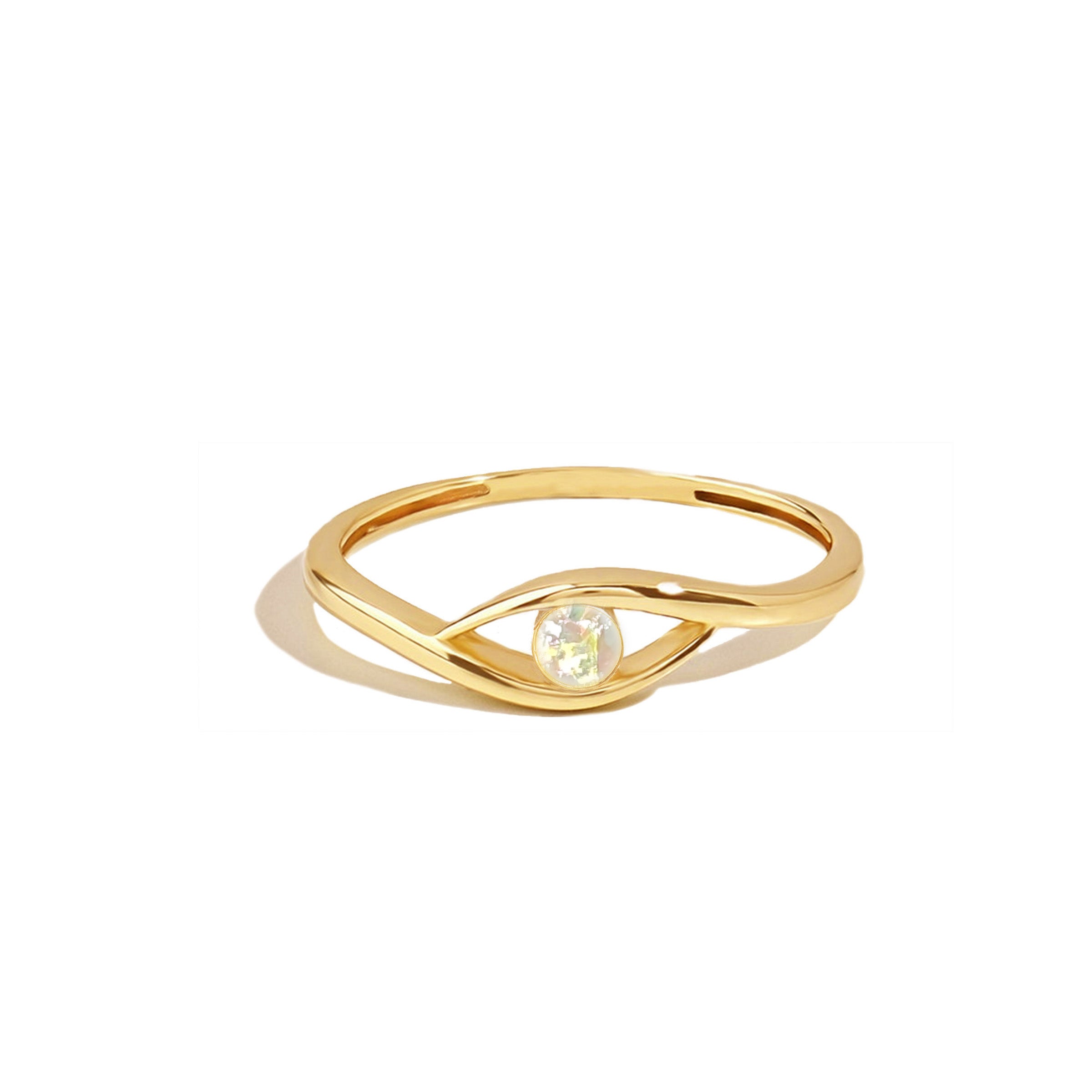 Serene Circle Memorial Ashes Ring - Elegant Keepsake for Loved Ones | Perfect for Remembrance & Special Occasions