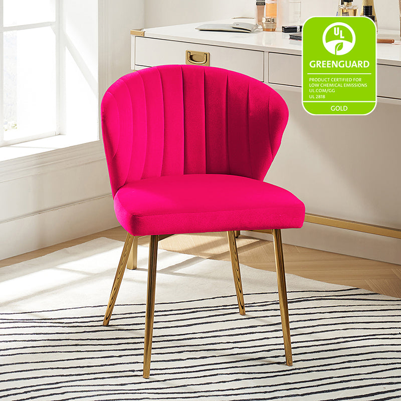 Luxury Aruna Velvet Upholstered Accent Chair - Soft Velvet Fabric, Comfortable Seating for Living Room, Bedroom, or Office - Elegant Home Decor & Stylish Furniture