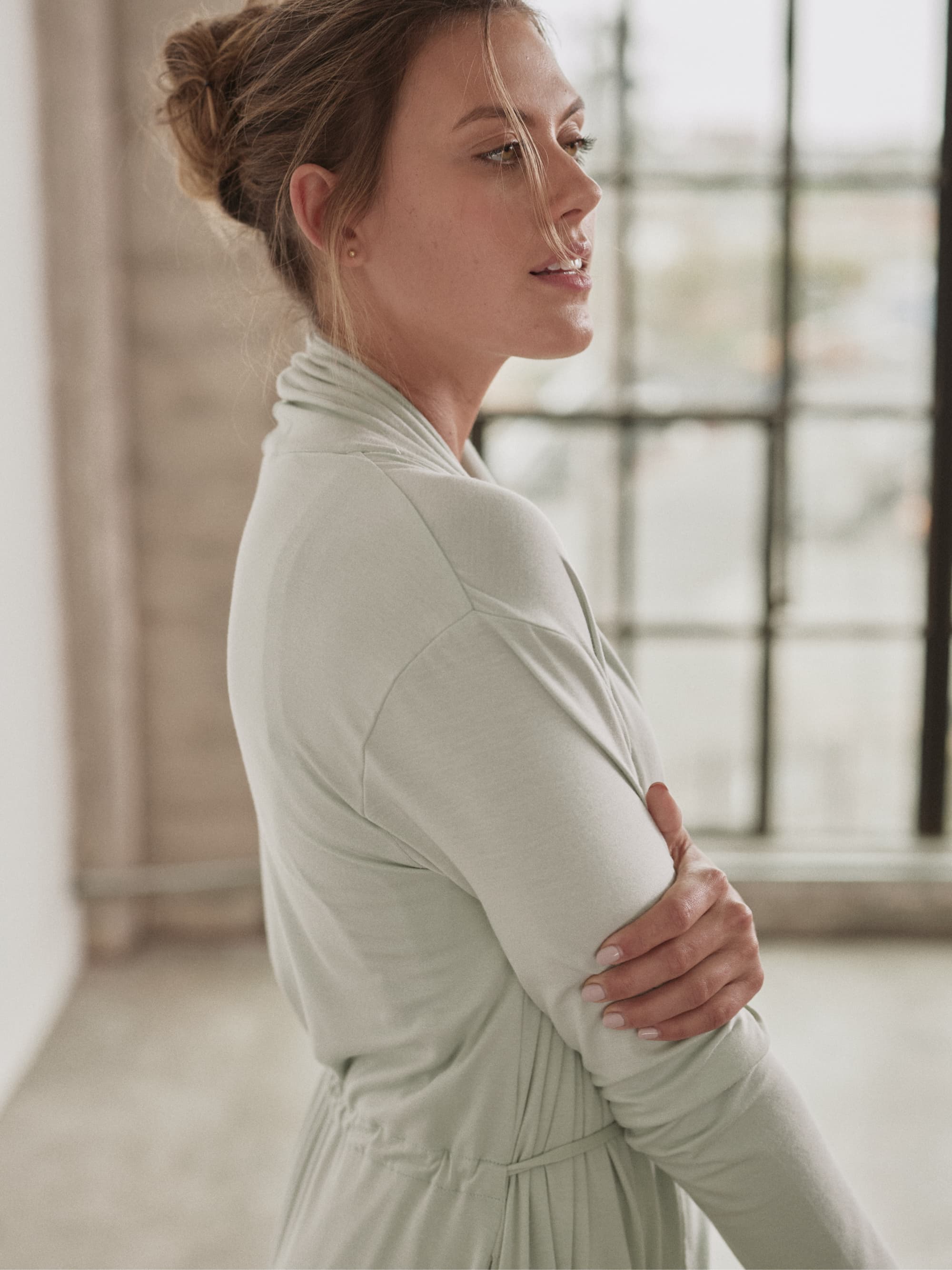 Premium Modal Long Robe for Women - Soft & Breathable Loungewear - Perfect for Spa Days, Relaxing at Home & Hotel Stays