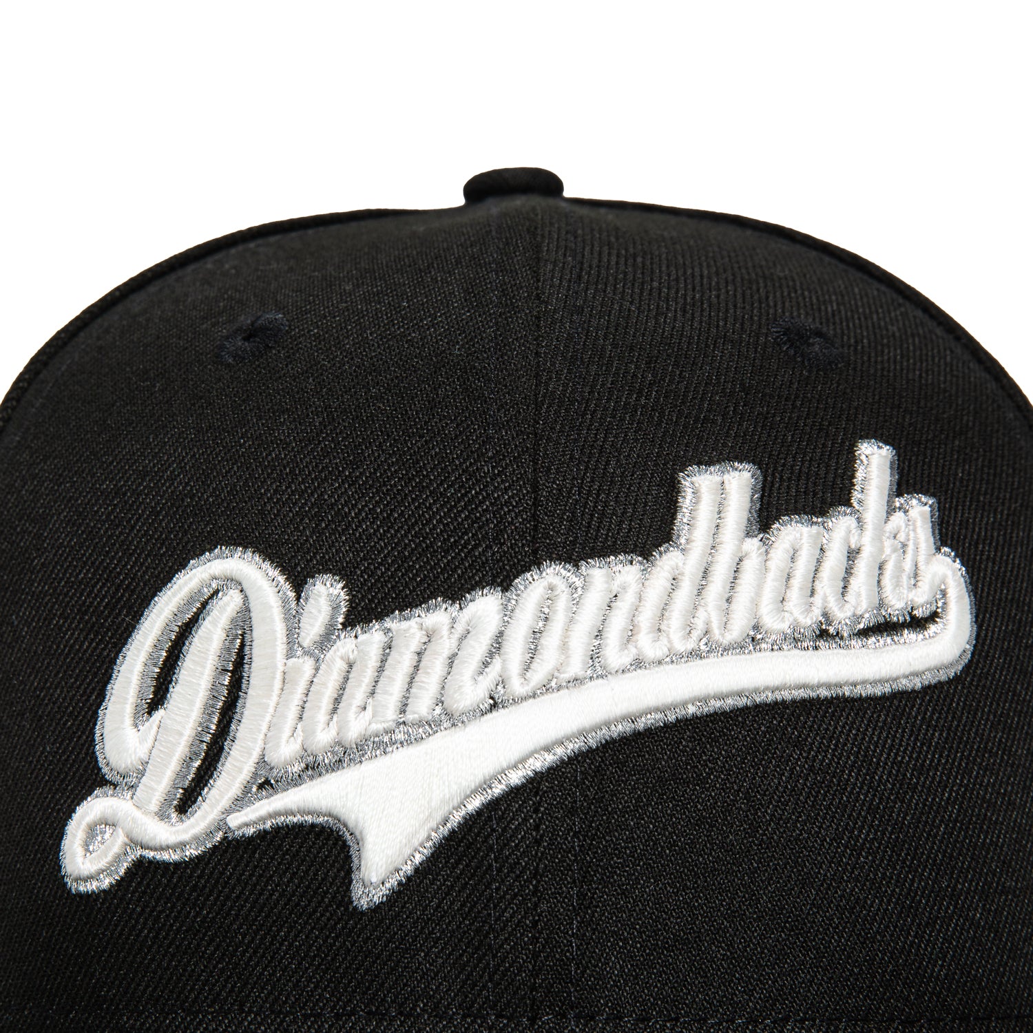 New Era 59Fifty Arizona Diamondbacks 25th Anniversary Patch Script Hat - Black & White Snapback Baseball Cap for Men & Women - Perfect for MLB Games, Sports Events & Casual Wear