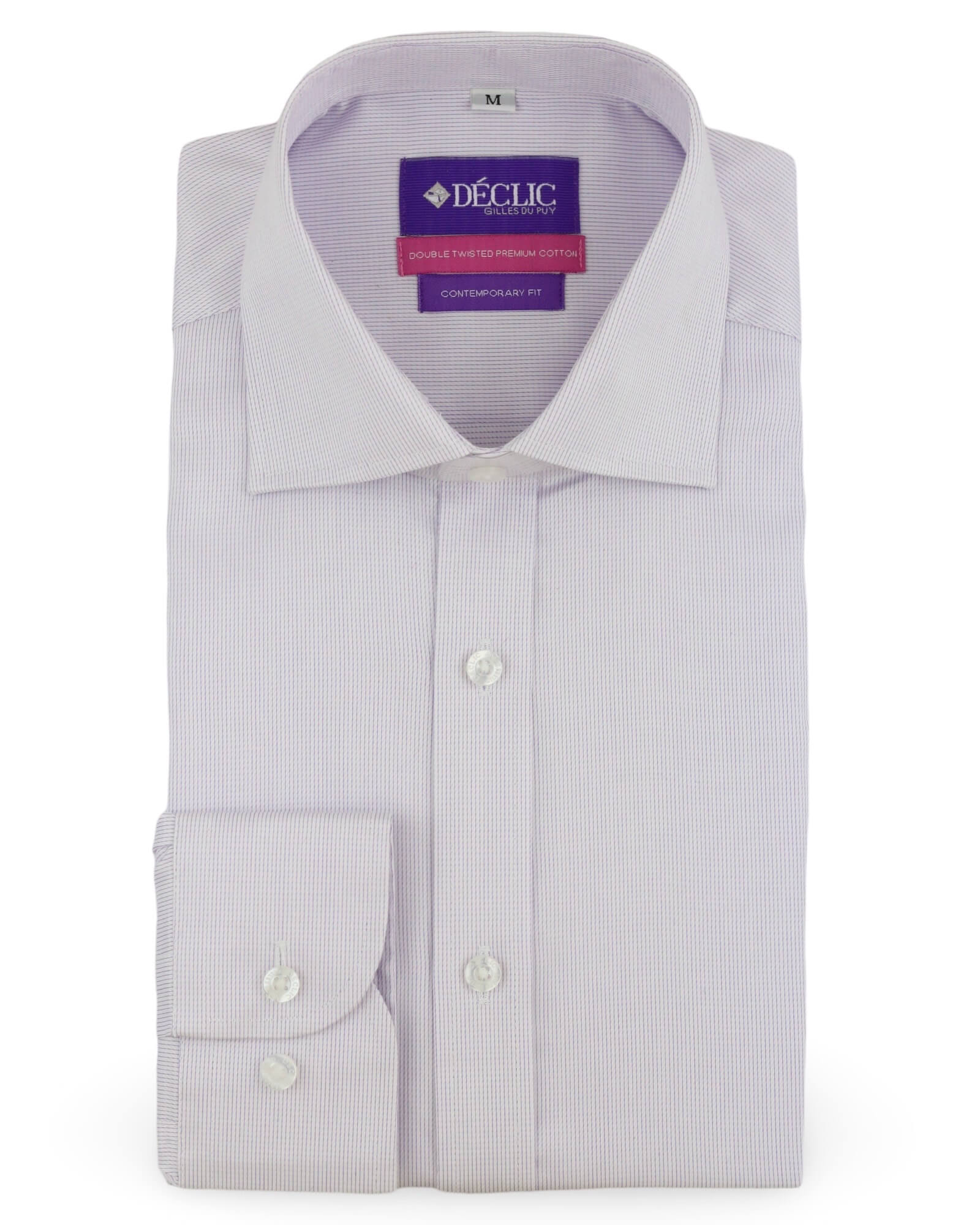 DÉCLIC Rupert Textured Shirt for Men | Soft Mauve Button Down Shirt | Casual Office Wear & Date Night Outfit