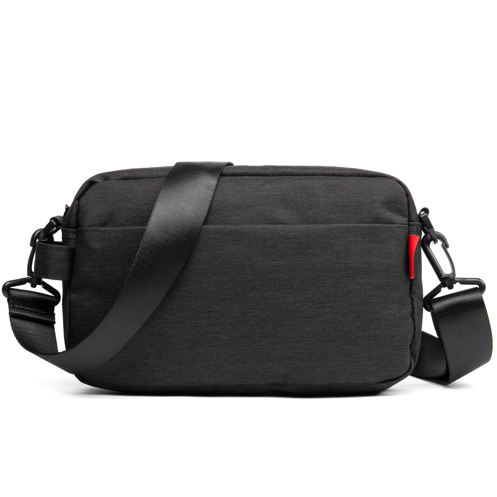 Mini Messenger Bag for Men & Women - Small Crossbody Shoulder Bag in Black | Perfect for Work, Travel & Everyday Use