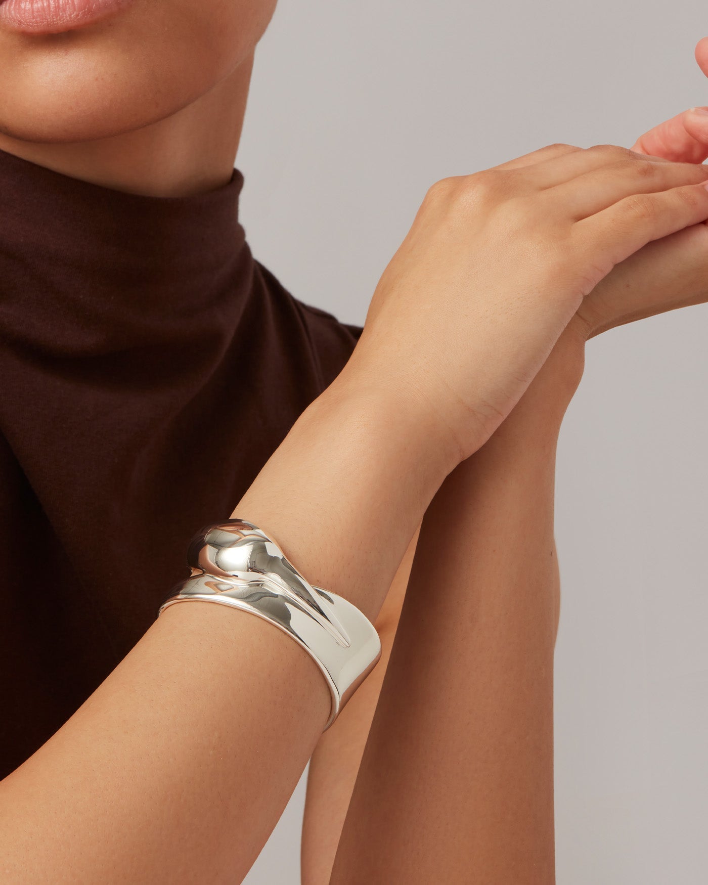 Colette Silver Cuff Bracelet for Women - Elegant Minimalist Jewelry for Everyday Wear & Special Occasions