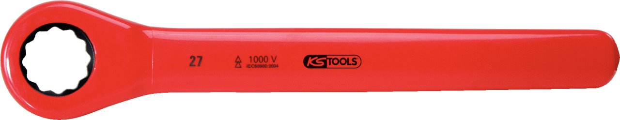 16mm Insulated Ratchet Ring Spanner - Safe Electrical Work
