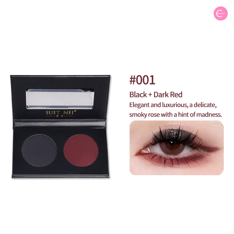 SUET NEI Christmas Dual Tone Eyeshadow Palette - Long Lasting, Highly Pigmented Makeup for Holiday Parties & Festive Looks