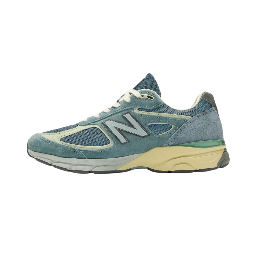 New Balance 990v4 MiUSA Running Shoes - Auralee Blue White Cream - Premium Comfort for Men & Women - Perfect for Jogging, Gym Workouts & Casual Wear