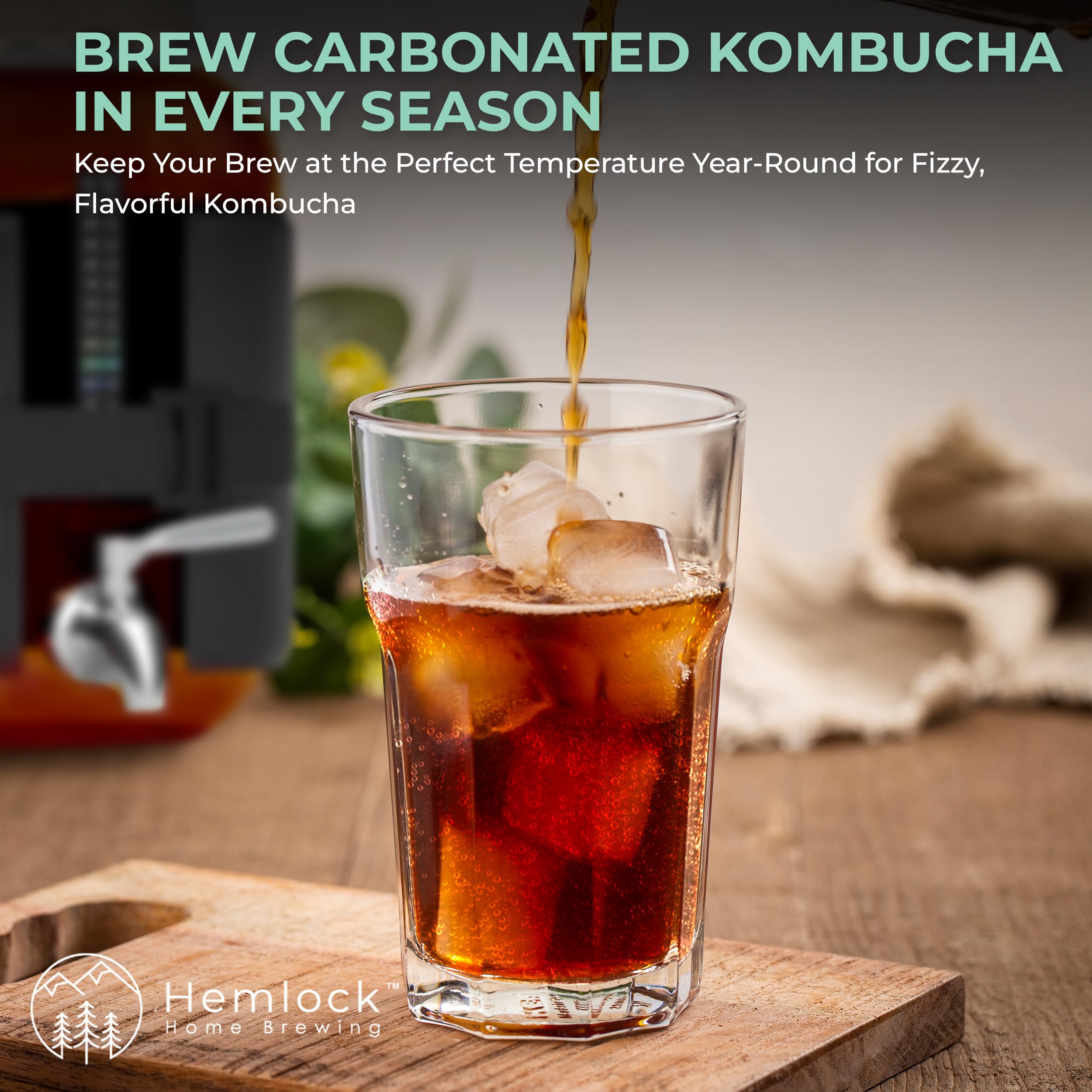 Kombucha Heating Pad with Temperature Control - Electric Fermentation Heater Mat for Homemade Kombucha, Yogurt & Mead Brewing - Perfect for Home Brewing & Fermentation Projects