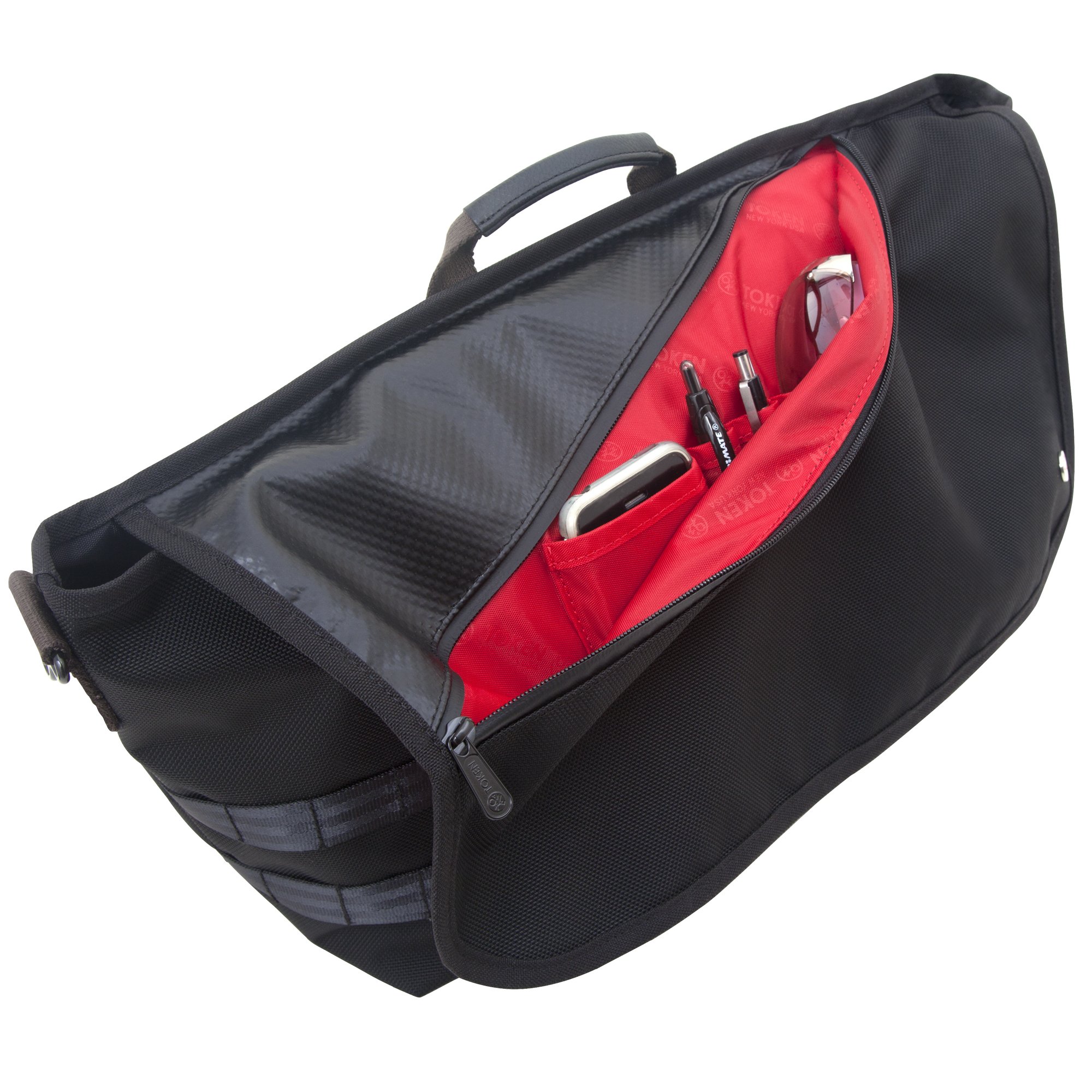 Stylish Black Grand Army Messenger Bag - Durable One Size Crossbody Bag for Men & Women - Perfect for Work, Travel & Everyday Use