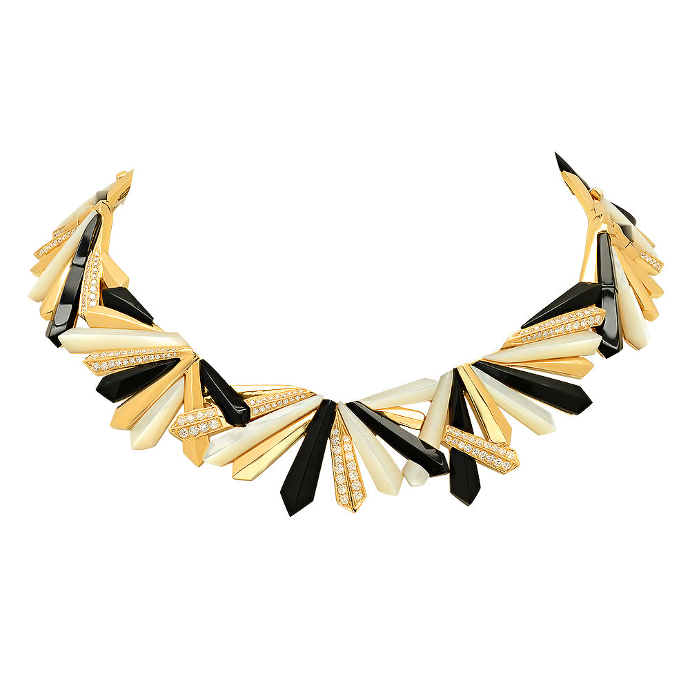 Elegant Penacho Queen Necklace - Handmade Bohemian Jewelry for Women | Perfect for Weddings, Parties & Special Occasions