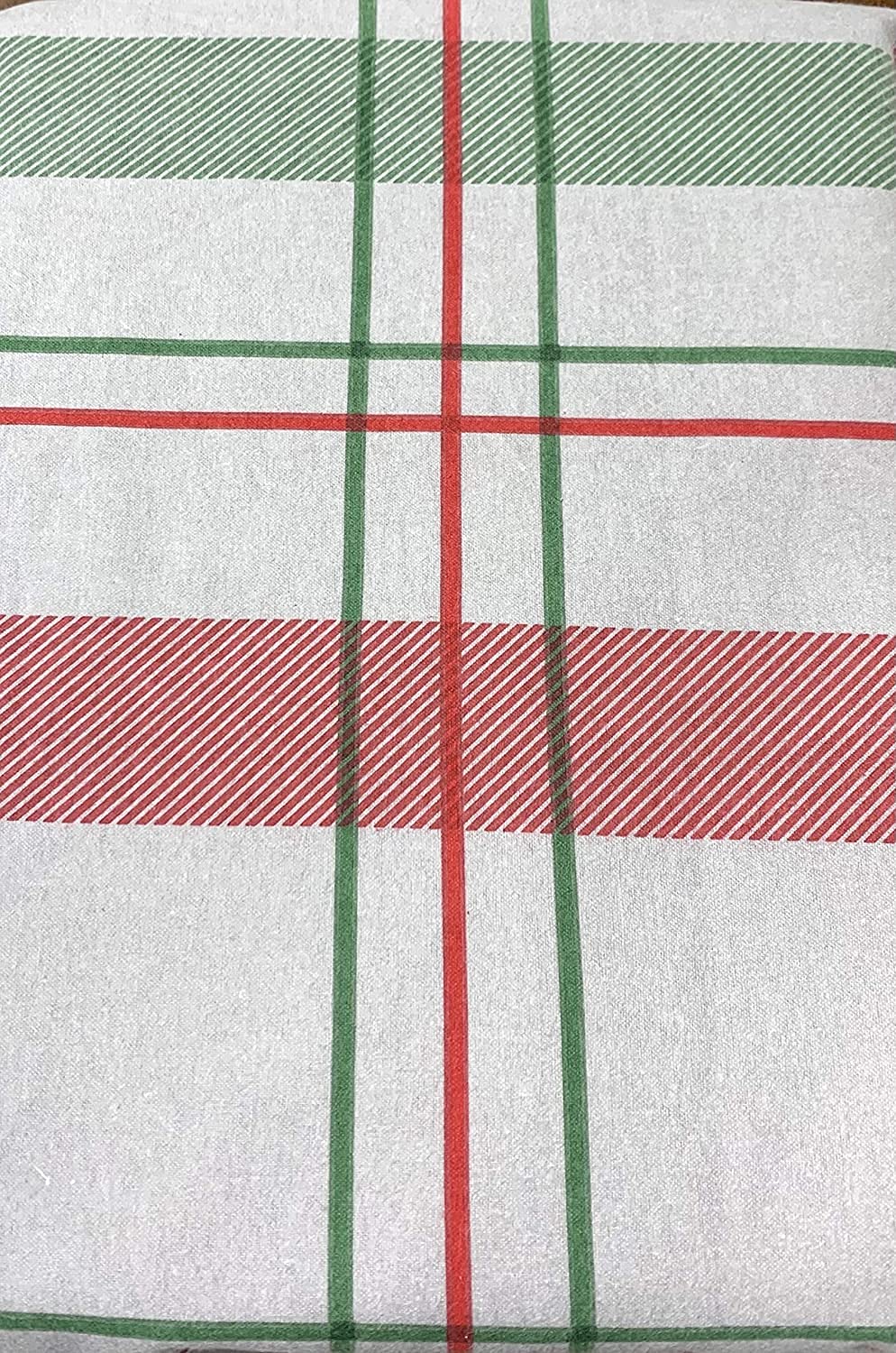 Royal Tradition 7-Piece Heavyweight Flannel Bedding Set - Full Size - Printed Plaid Design (Duvet Cover + Sheets) | Cozy Winter Warmth for Bedroom & Guest Room