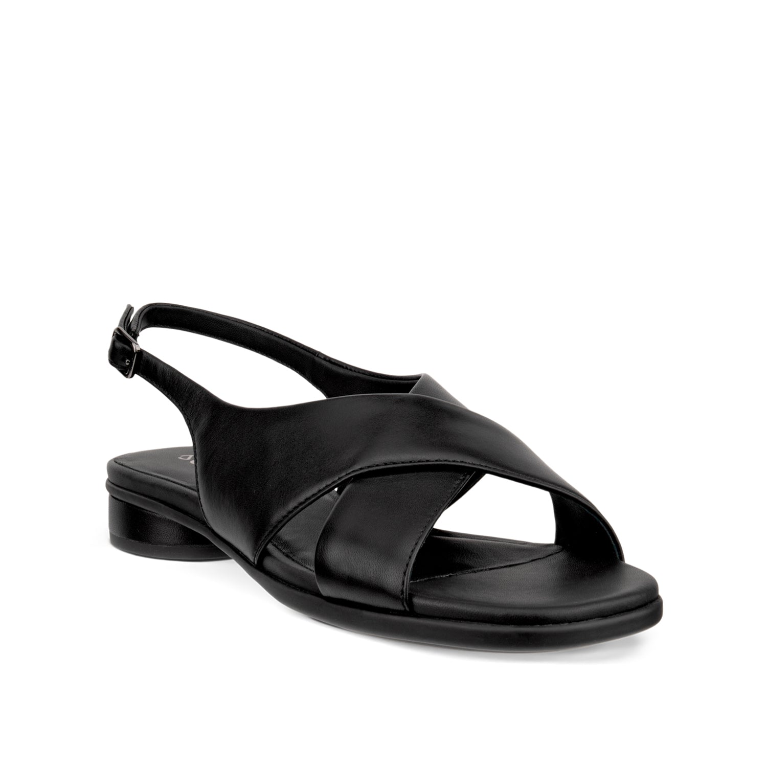 ECCO Women's Sculpted Alba 25 Black Leather Slip-On Loafers - Comfortable Casual Shoes for Work, Travel & Everyday Wear