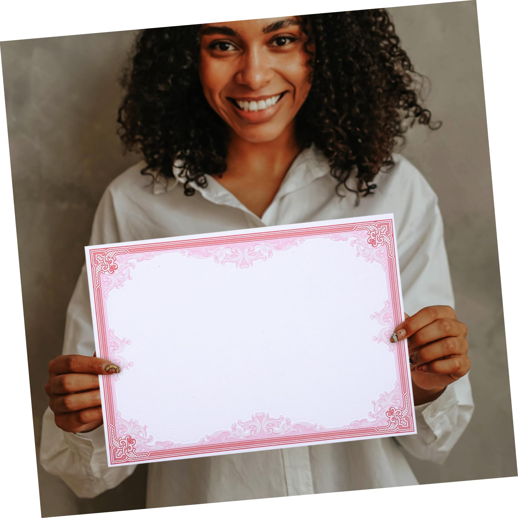 DIYEAH 150 Sheets Blank Honor Certificate Paper - Gold Foil Achievement Diplomas for Awards, Graduation & Recognition Ceremonies - Premium Quality for Schools, Offices & Special Events