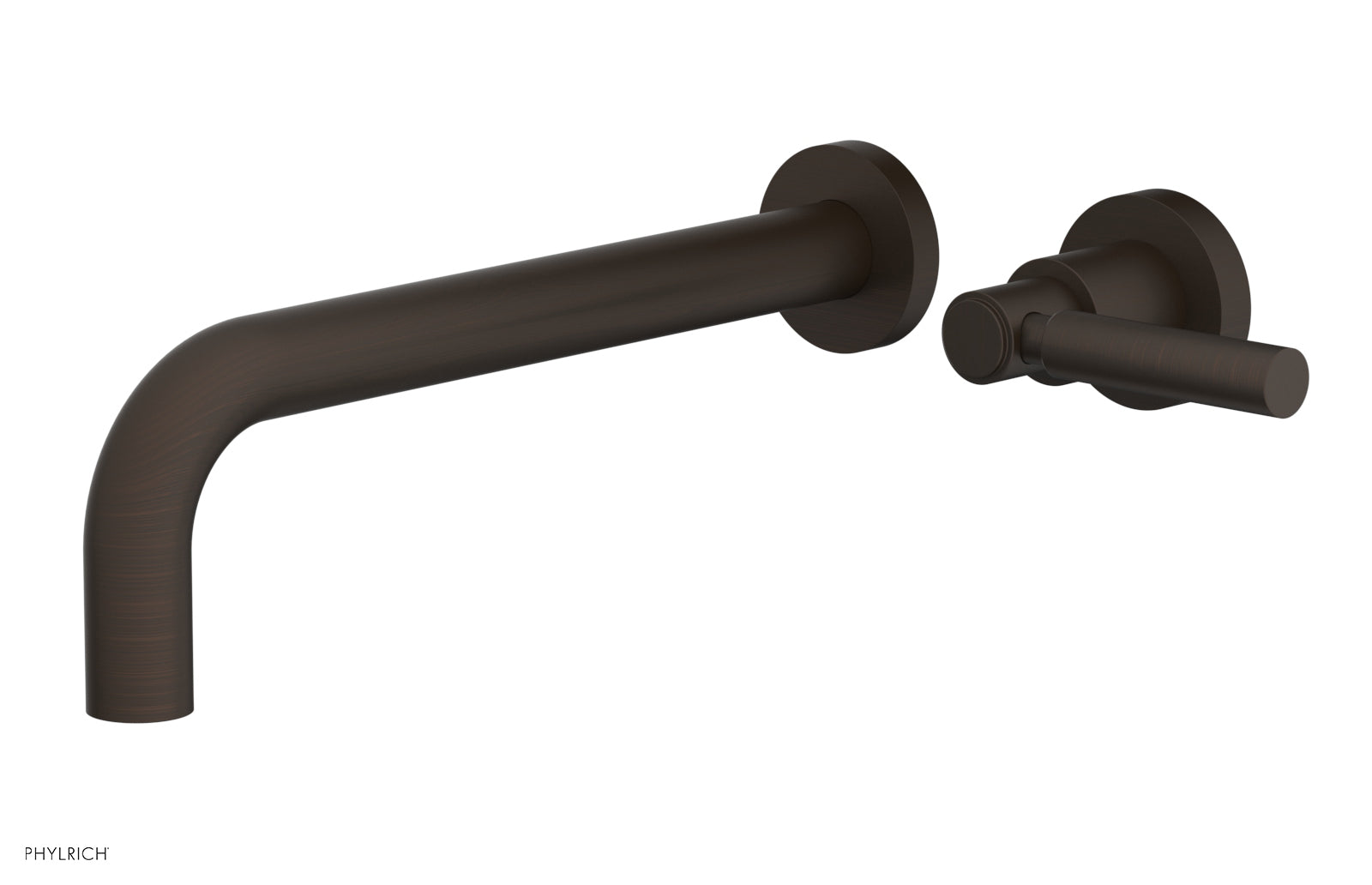 D130 16 Single Handle Wall Mount Lavatory Faucet Set with Lever Handle - Perfect for Bathroom Sink, Powder Room, and Guest Bath Installation