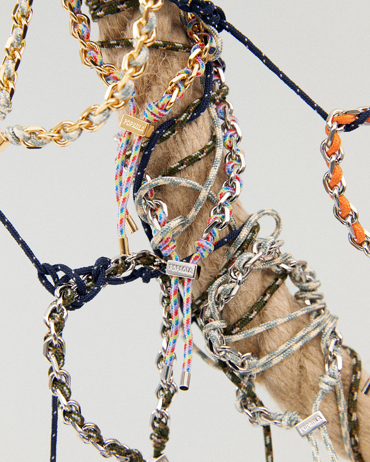 GRID 6 PRISMA Rope and Chain Bracelet for Women - Stylish Bohemian Jewelry for Everyday Wear & Special Occasions