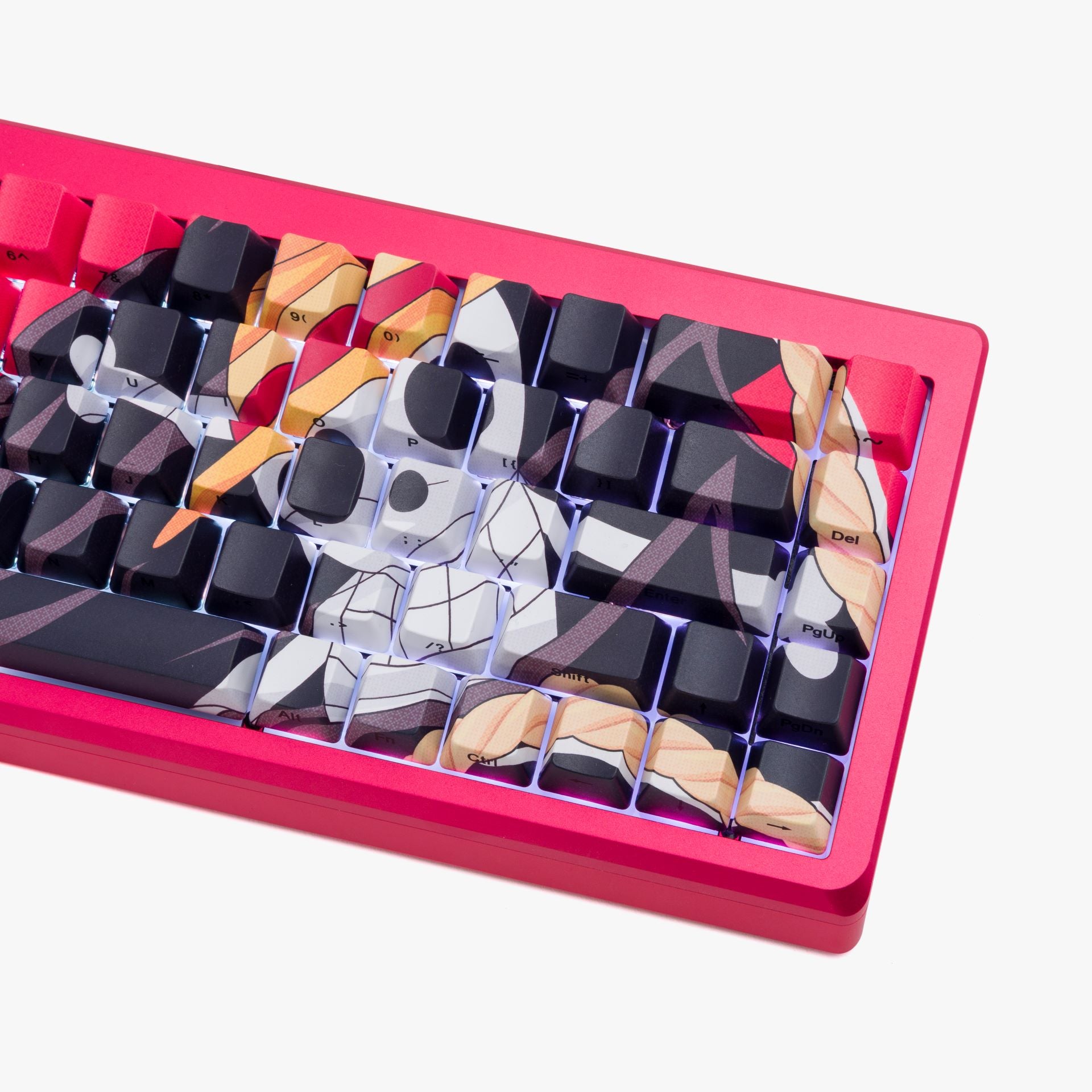 One Piece x HG Summit 65 Mechanical Keyboard - Luffy Edition | Anime Gaming Keyboard for PC & Mac | Perfect for Gamers & Anime Fans