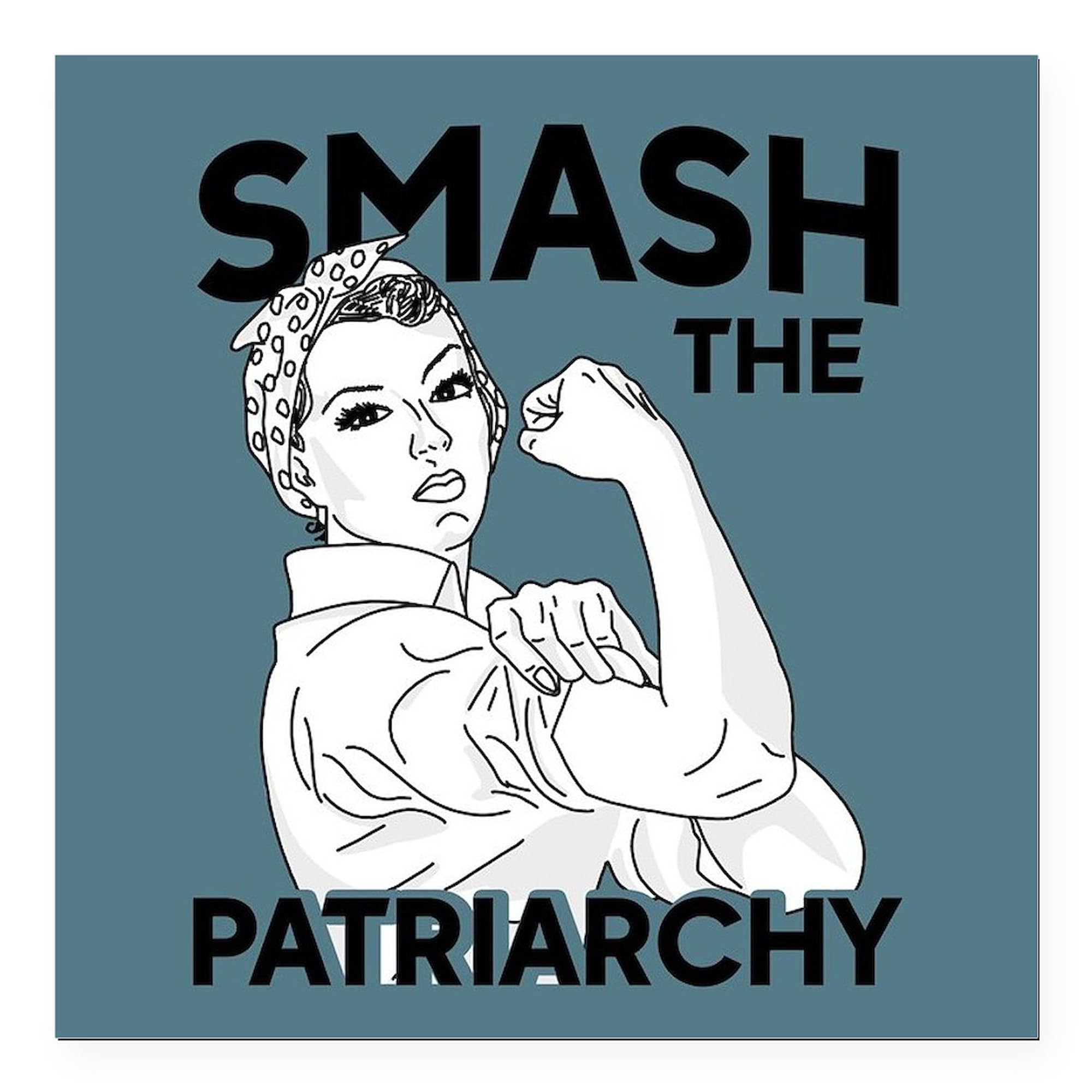Rosie The Riveter 3x3 Inch Square Car Magnet - Strong Bumper Sticker for Cars, Trucks & Metal Surfaces - Vintage Feminist Decal - Perfect for Showcasing Women Empowerment & Support on Vehicles