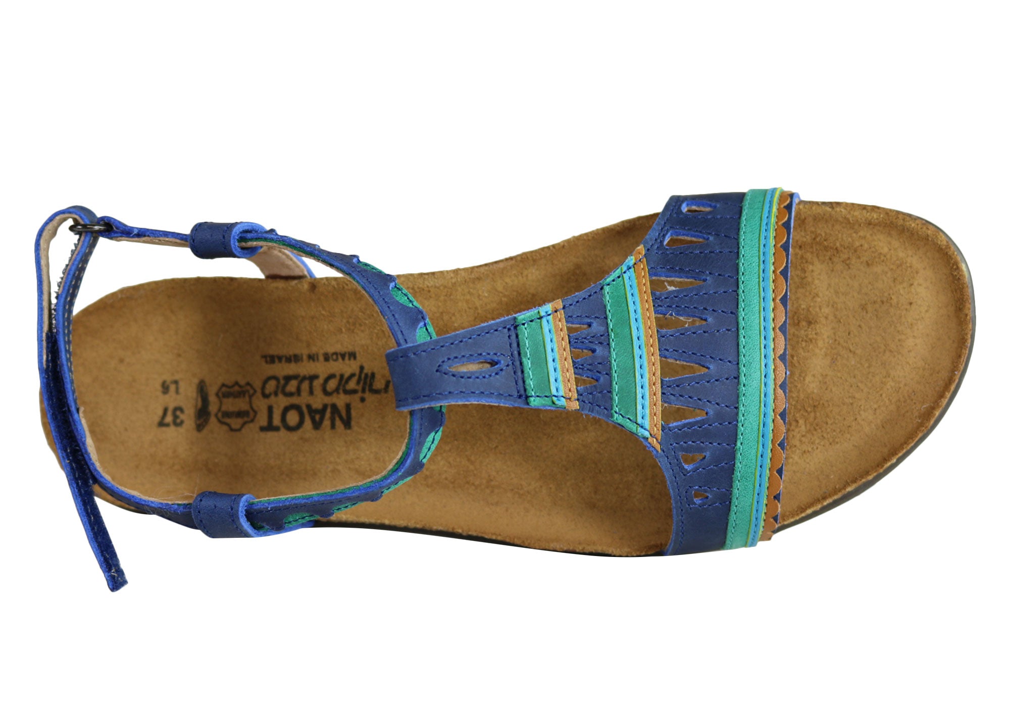 Naot Odelia Women's Comfortable Cushioned Supportive Leather Flat Sandals - Perfect for Walking, Travel & Summer Outfits