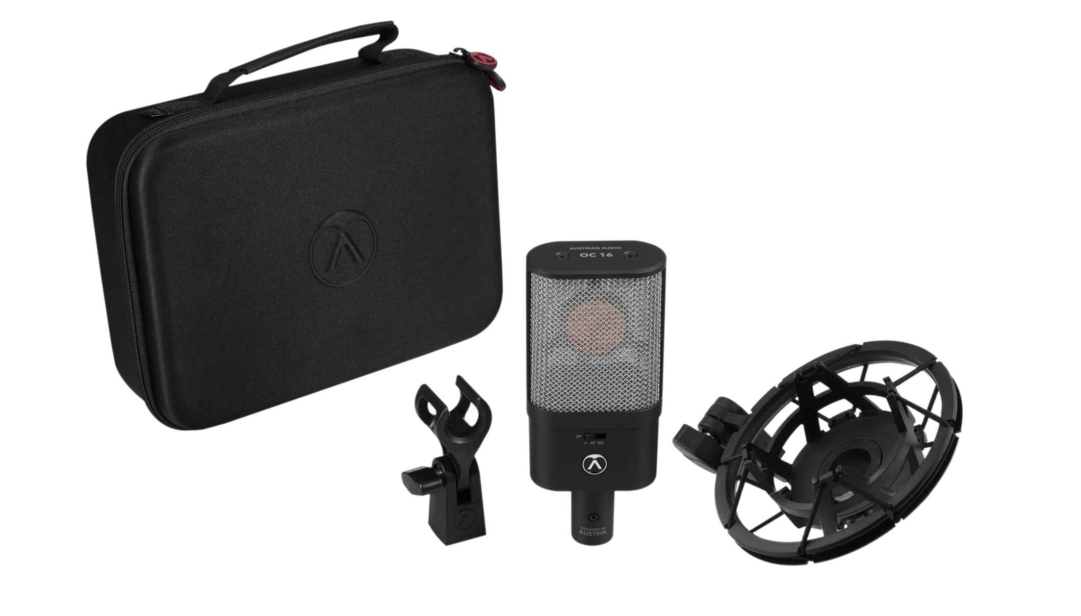 Austrian Audio OC16 Large Diaphragm Condenser Microphone - Professional Studio Recording, Podcasting & Voice Overs - Cardioid Polar Pattern for Clear Audio Capture