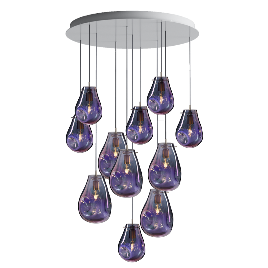 11-Piece Chandelier Soap Set - Elegant Handmade Soap Bars for Luxury Bathroom Decor & Gifts