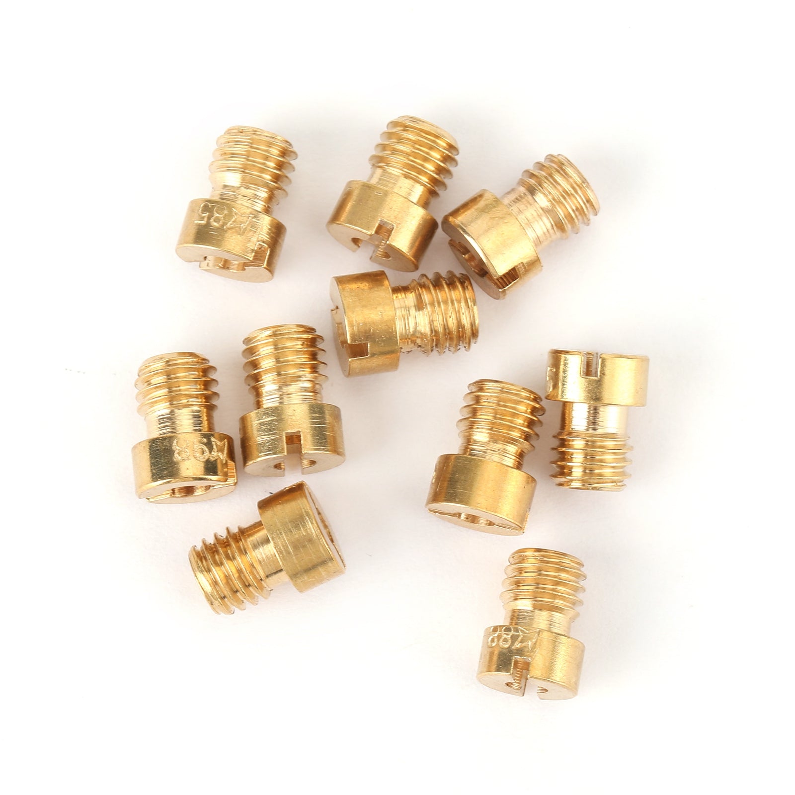 10PCS 5MM Carburetor Main Jet Nozzle Set for Dellorto Carburetor 75 98 - High Performance Replacement Parts for Motorcycles, ATVs, Scooters & Small Engines - Perfect for Tuning, Repair and Maintenance