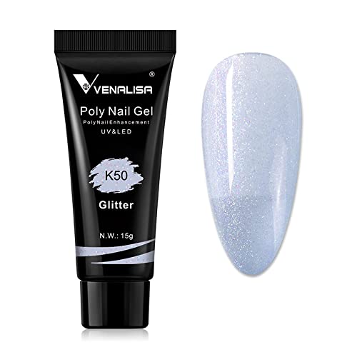 Venalisa Poly Builder Gel - 15g Professional Acrylic Nail Extension Gel for Strong & Natural-Looking Nails | Perfect for Salon, DIY Manicures & Nail Art