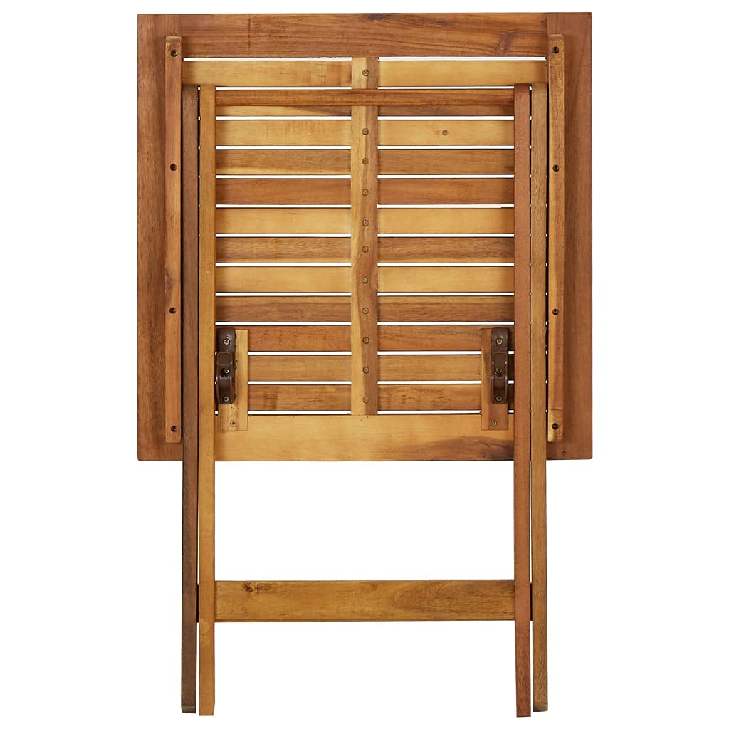 Acacia Wood Folding Bistro Table 23.6