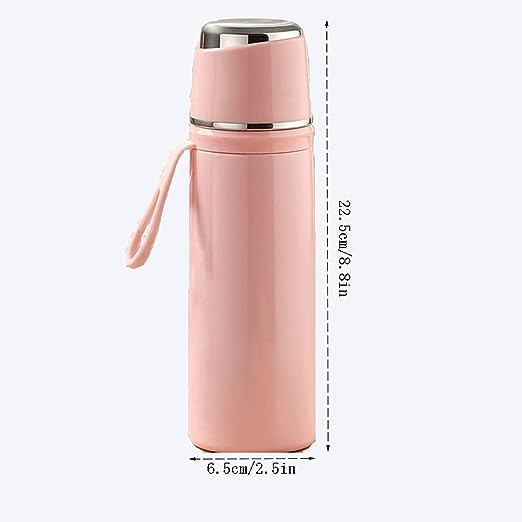 WISHBONE 16.9oz Stainless Steel Vacuum Insulated Water Bottle - Keeps Hot/Cold for Hours - Perfect for Gym, Hiking, Travel & Office Use
