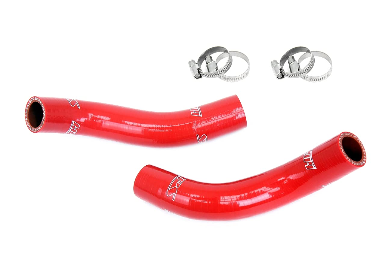**3-Ply Reinforced Red Silicone Breather Hose Kit (57-2045-RED) – Durable & Flexible for Automotive, Marine & Industrial Applications**
