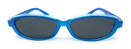 Oval Pearl Teal Blue Smoke