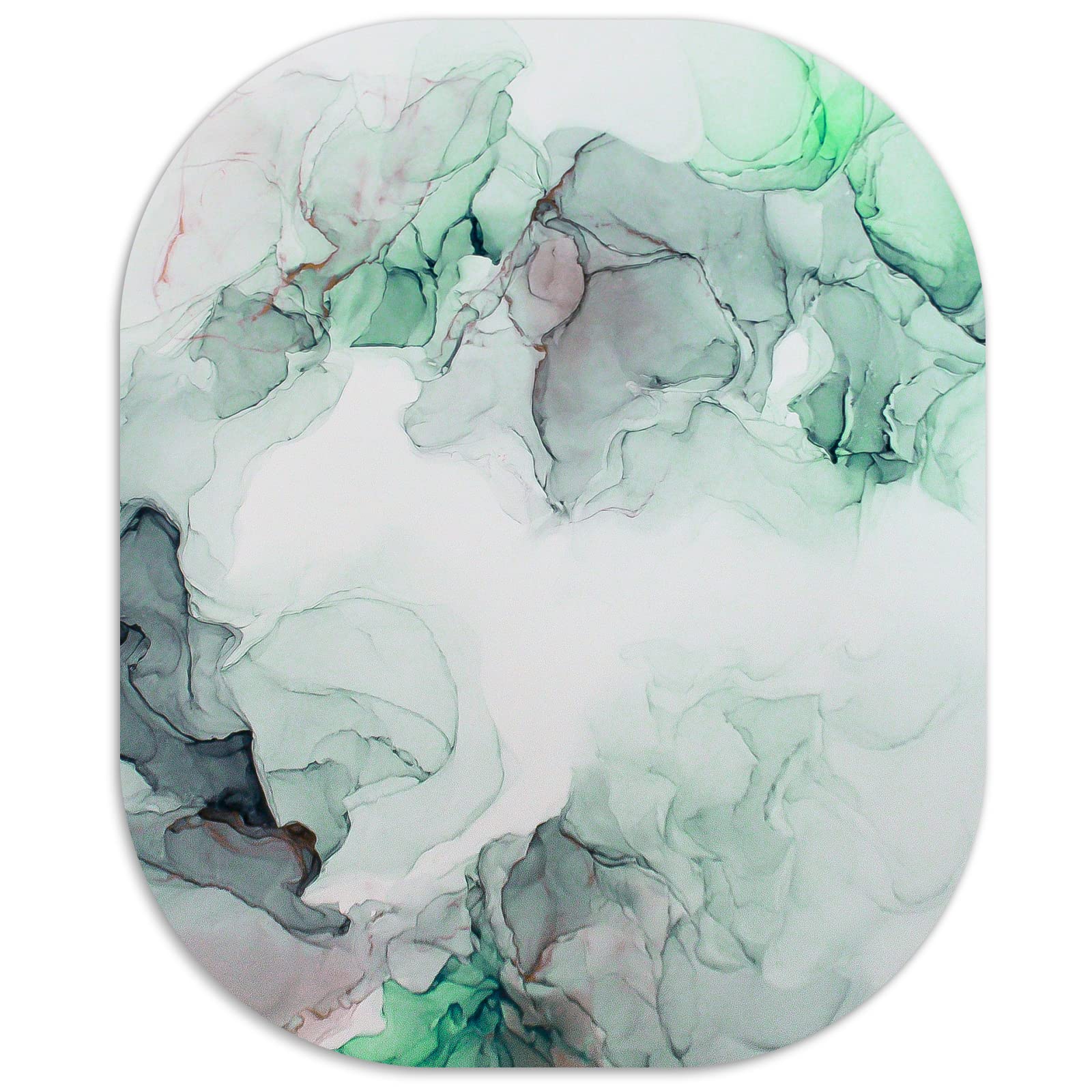 Kevizewo Mini Mouse Pad 6x7 Inch - Small Non-Slip Rubber Base Marble Computer Mouse Pad for Laptop, Home Office & Travel | Portable Office Supplies for Work, Gaming & Daily Use