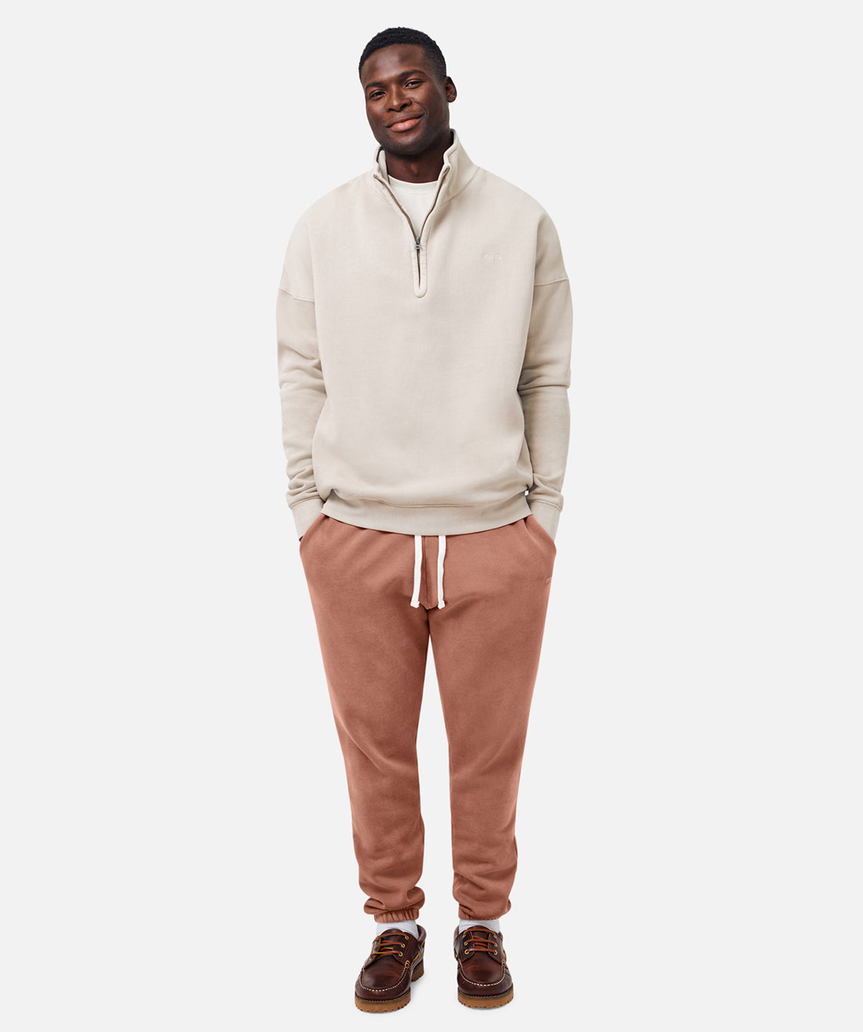 Washed Del Sur Track Top - OD Wheat | Vintage-Inspired Men's Athletic Jacket for Running, Gym & Casual Wear